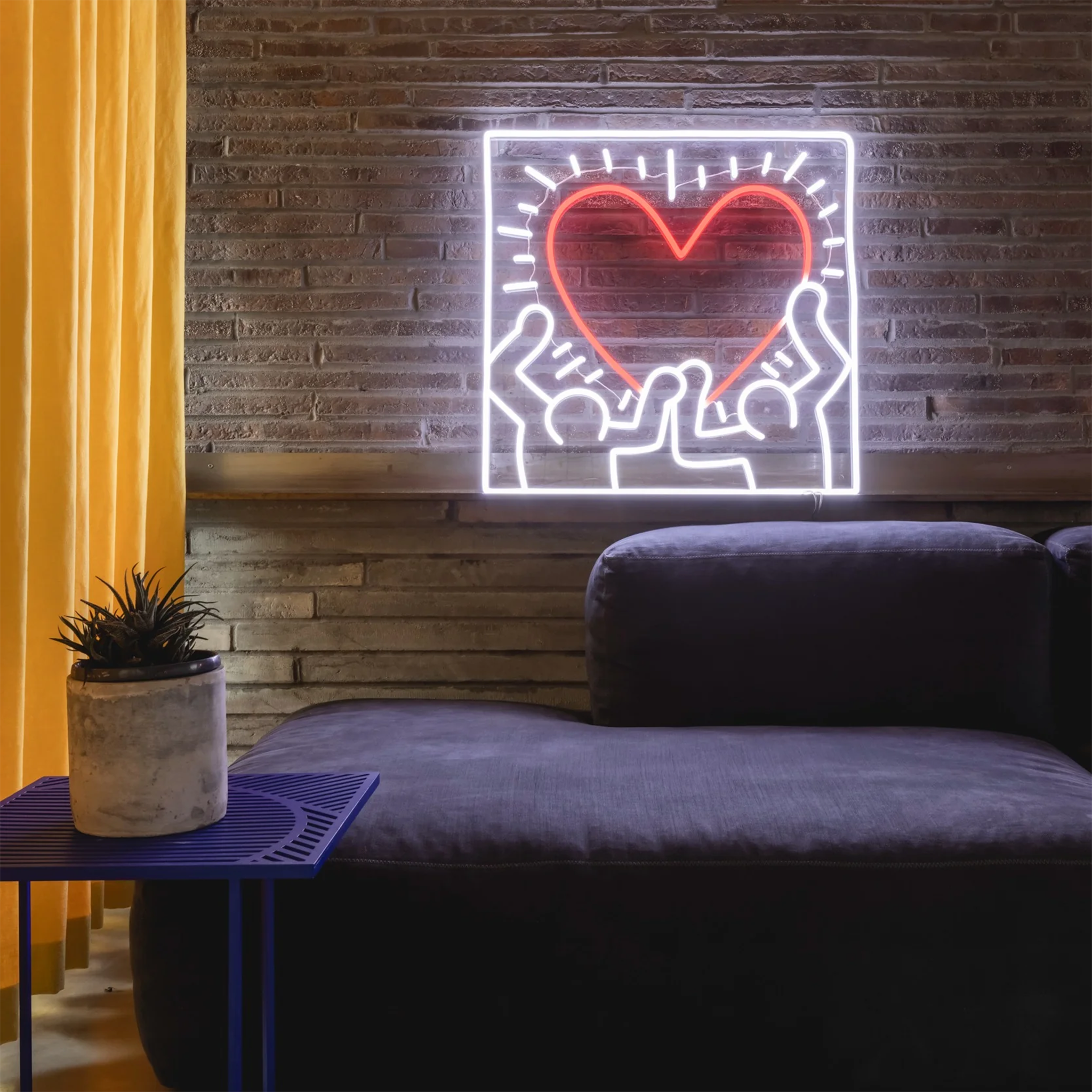Radiant Heart LED Neon Sign