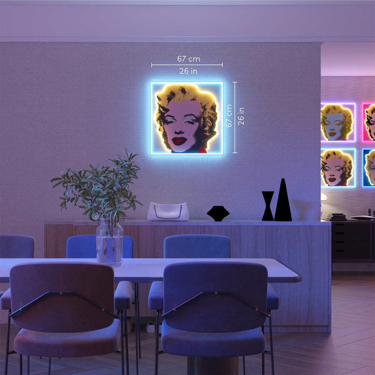 Marilyn Large LED Neon Sign