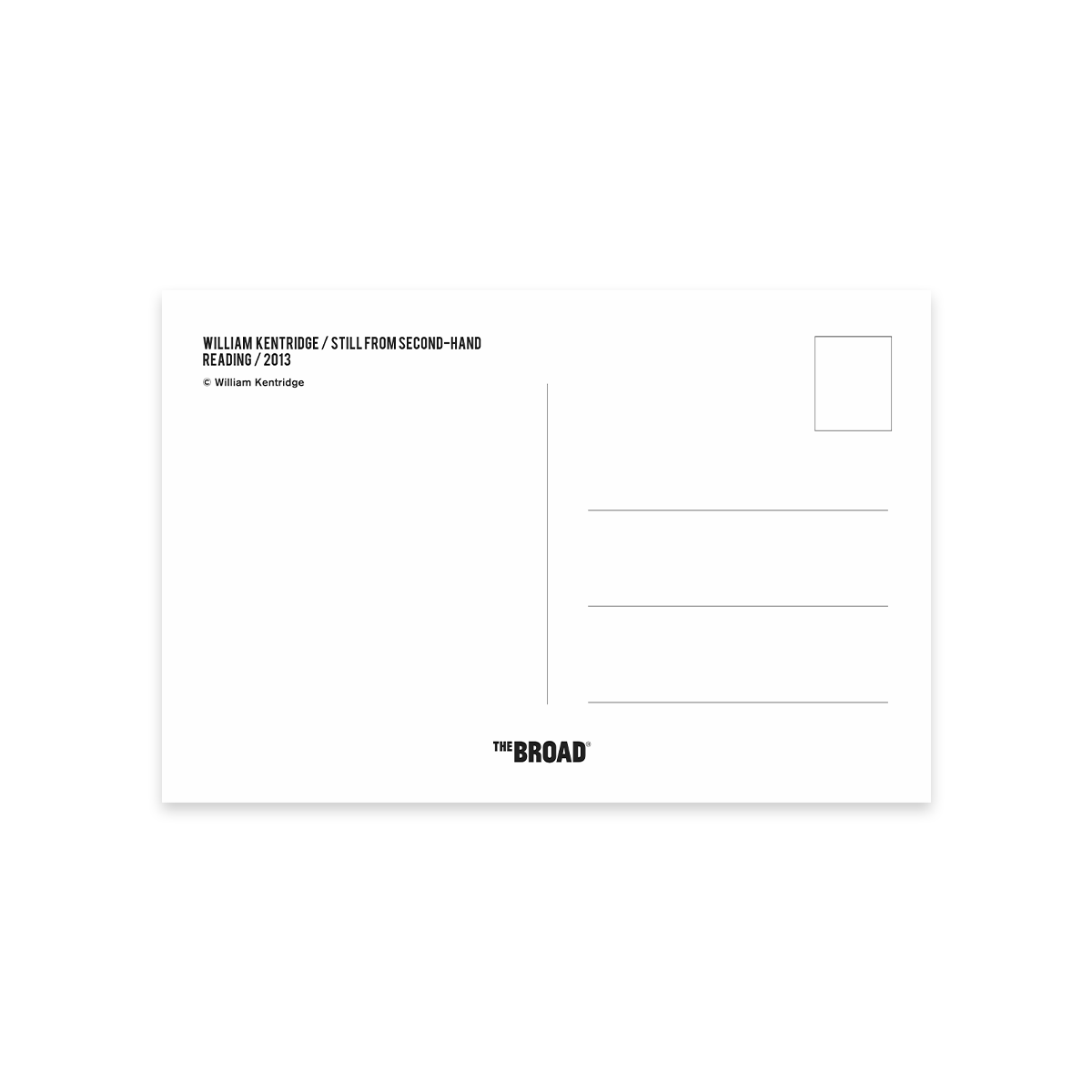 Still from Second-hand Reading Postcard