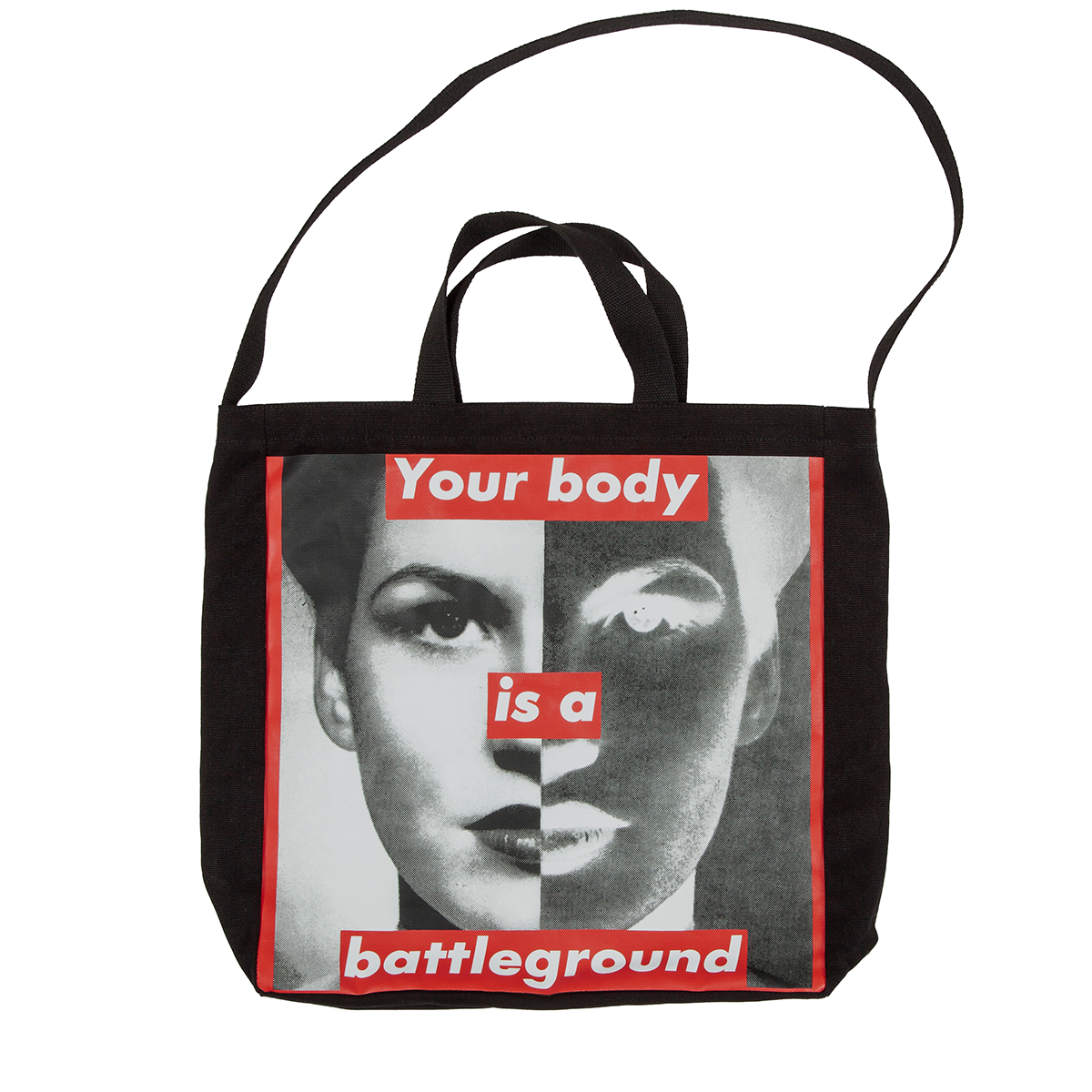Your Body is a Battleground Messenger Tote