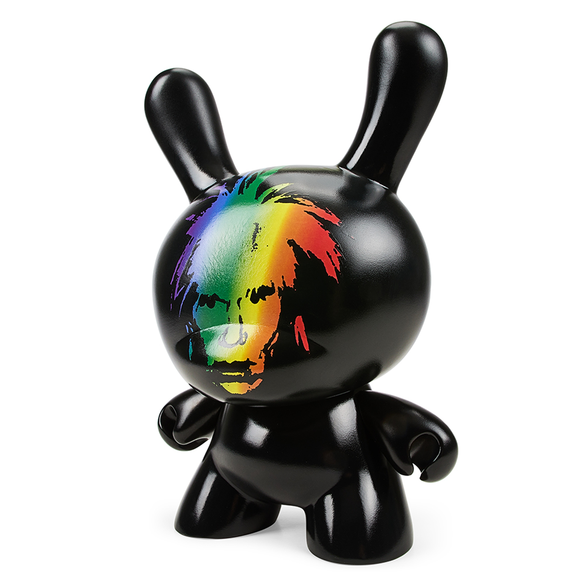 Andy Warhol, Masterpiece Fright Wig Self-Portrait 8" Dunny - Pride Edition