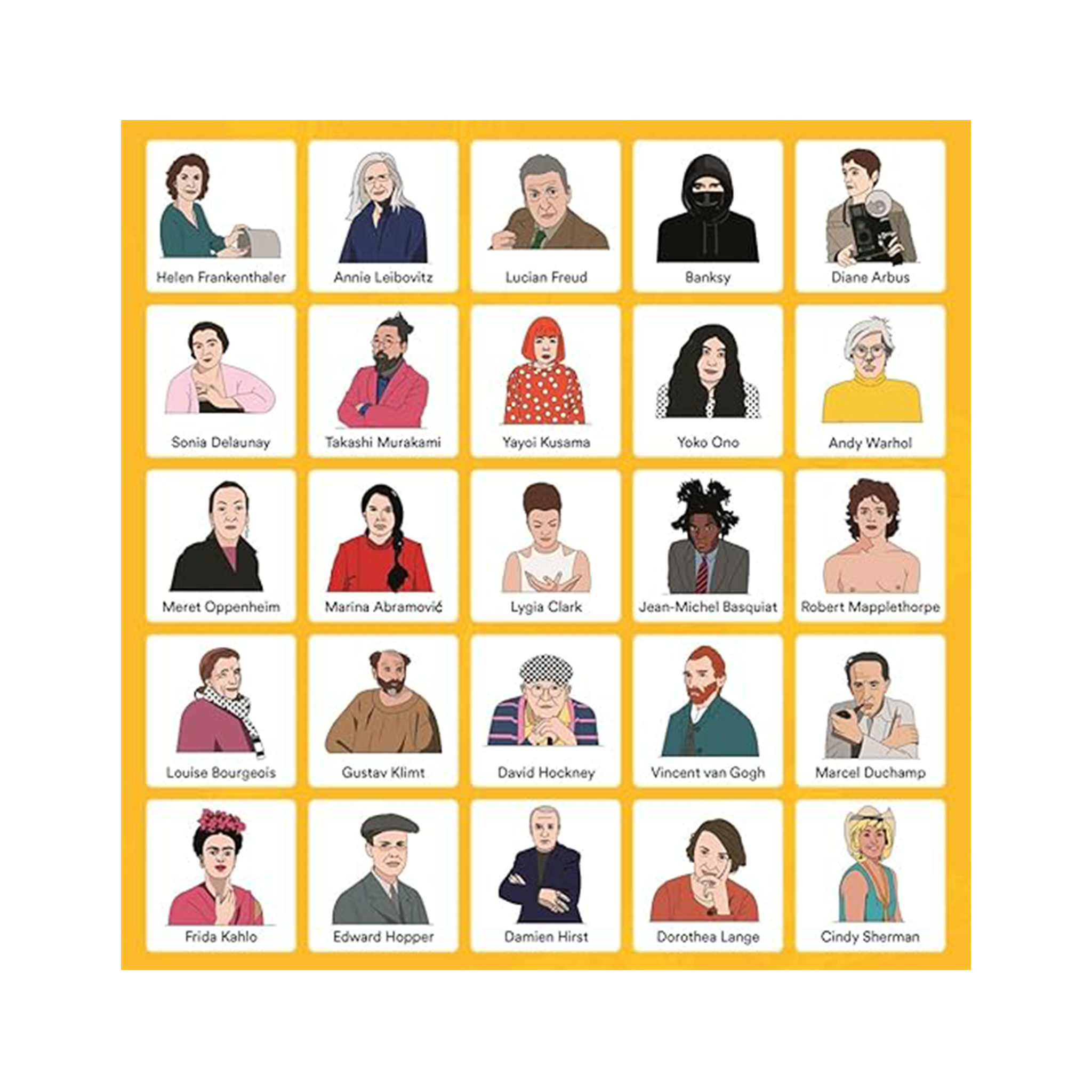 Artist Bingo: A Game of Icons