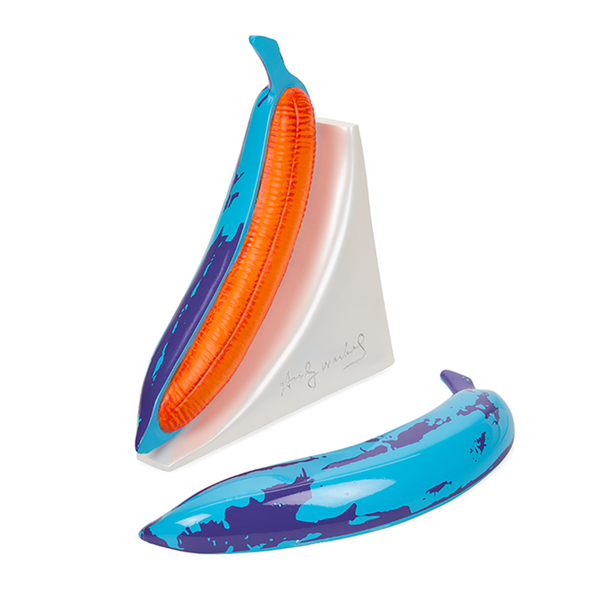 10" Lustre Gloss Resin Banana Bookend