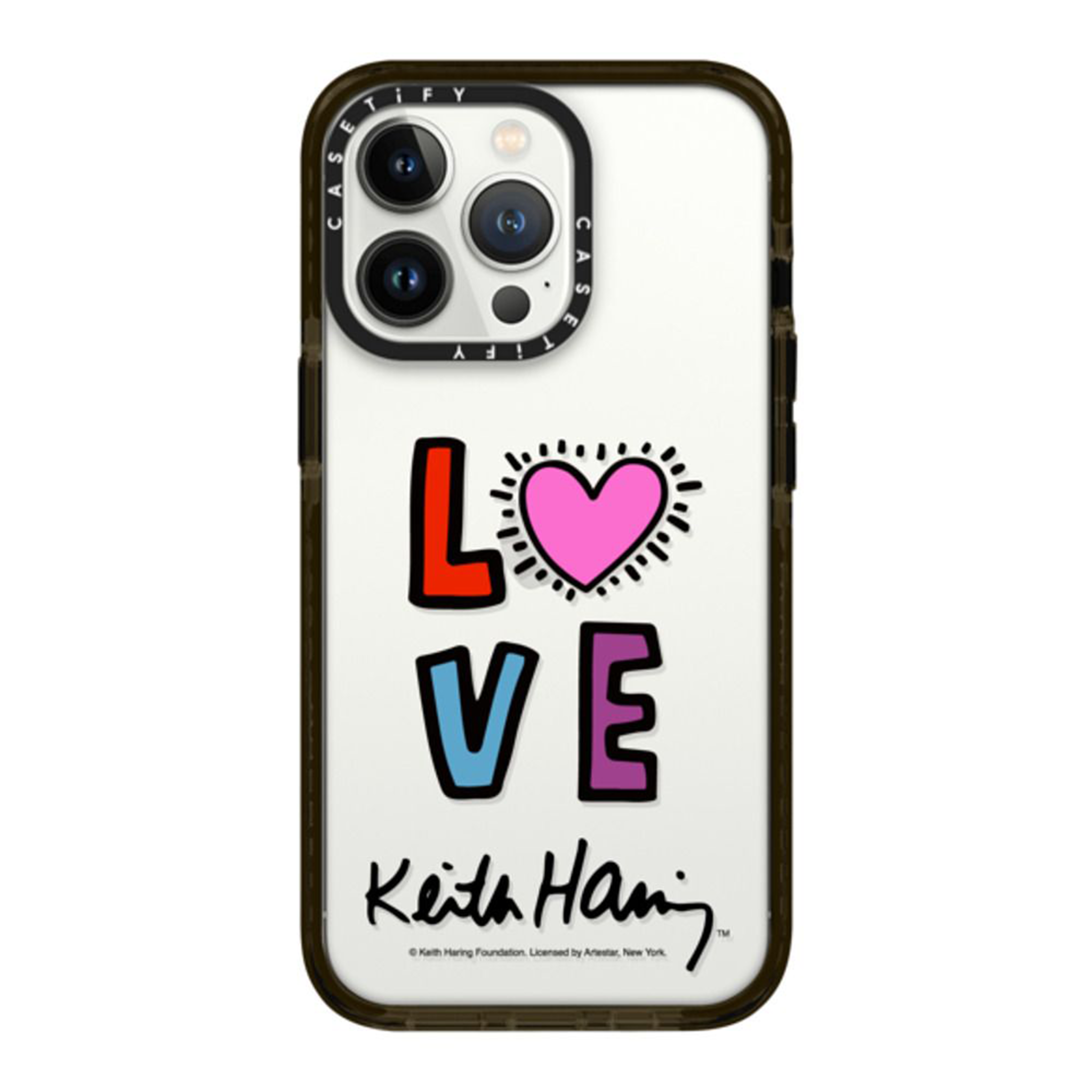 Keith Haring iPhone 13 Pro Radiant Love Case