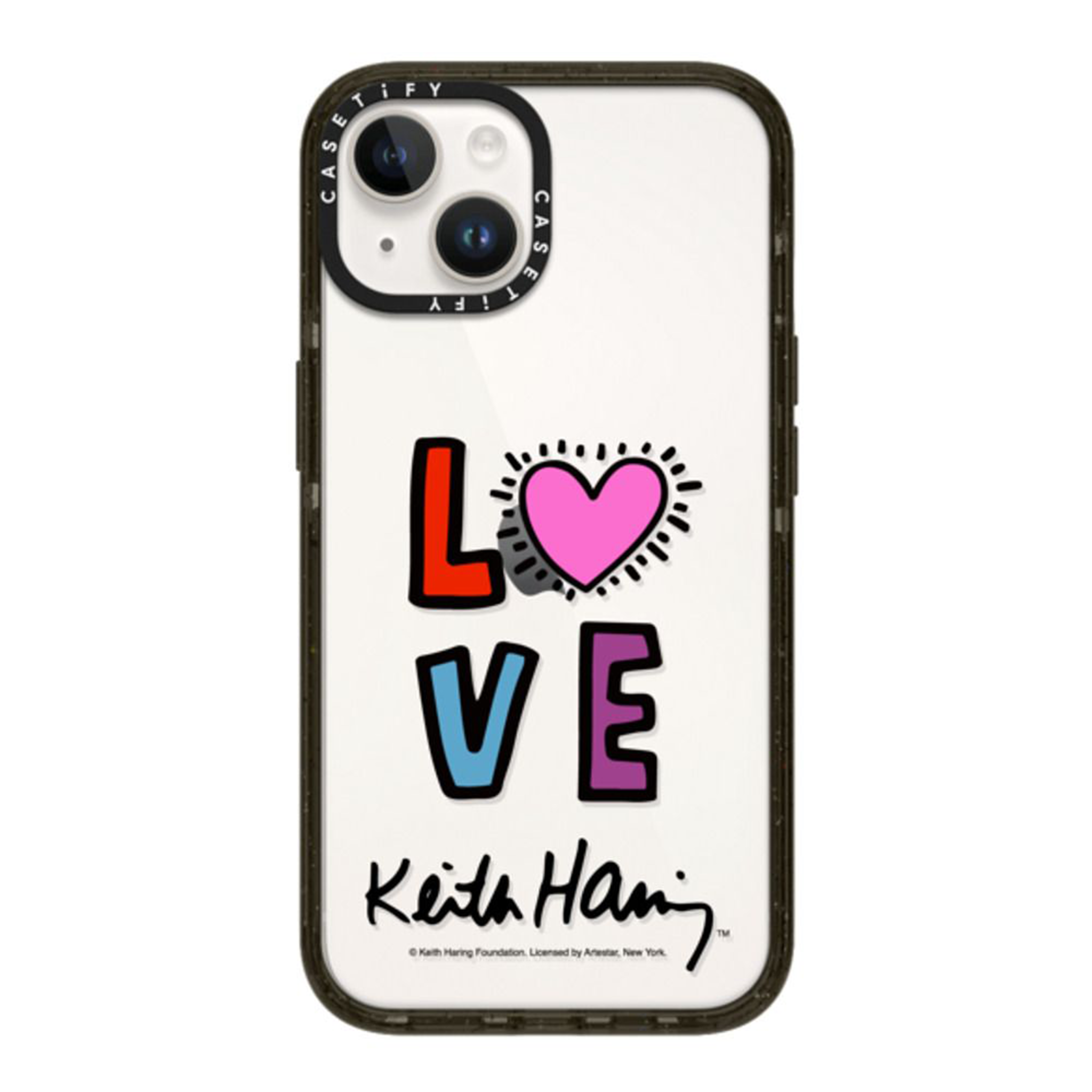Keith Haring iPhone 14 Radiant Love Case