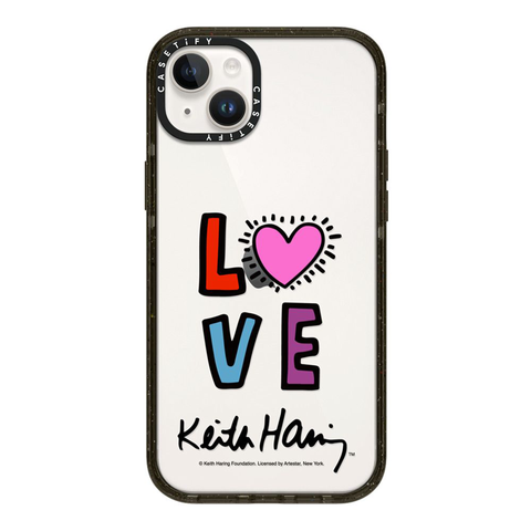 Keith Haring iPhone 14 Plus Radiant Love Case