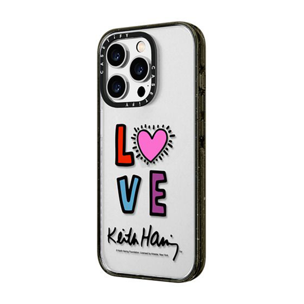 Keith Haring iPhone 14 Pro Max Radiant Love Case
