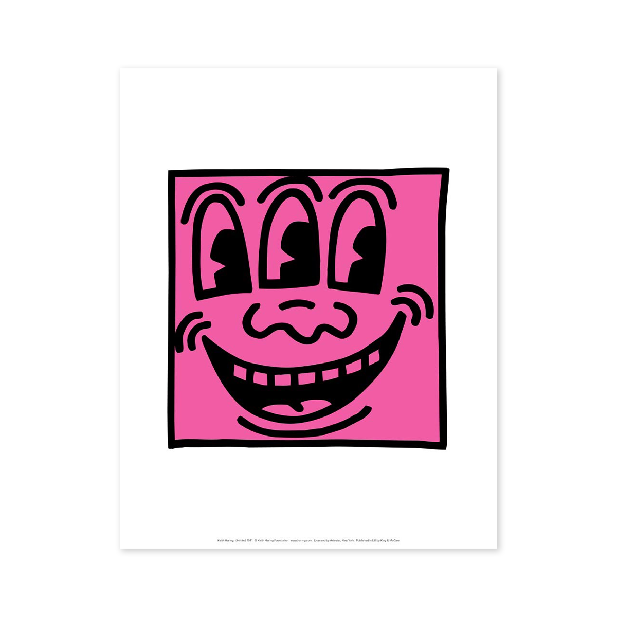 Untitled, 1981 (Pink Face) Mini Poster
