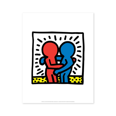 KH Untitled (Red & Blue Couple)