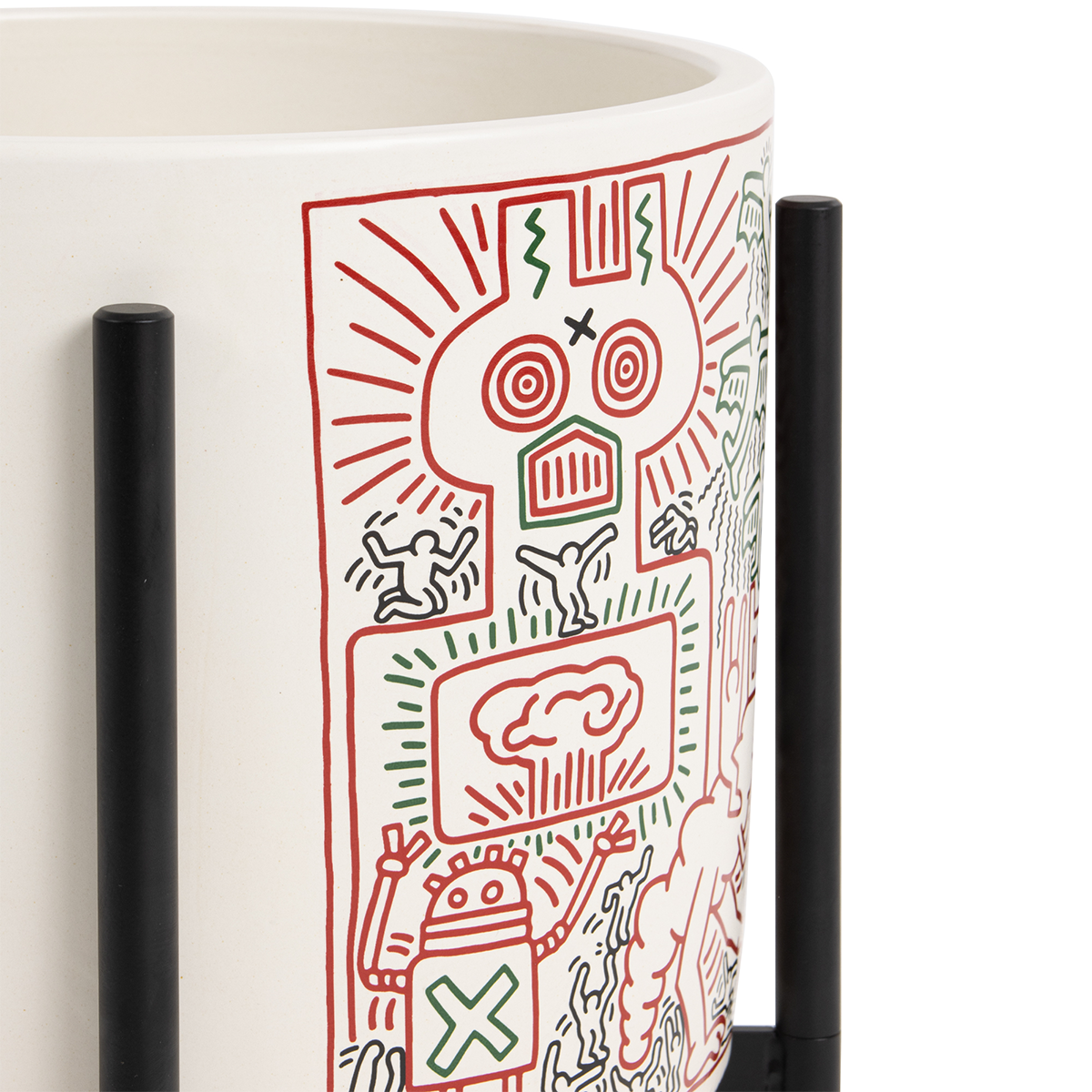 Untitled 1983 Table Top Cylinder Planter