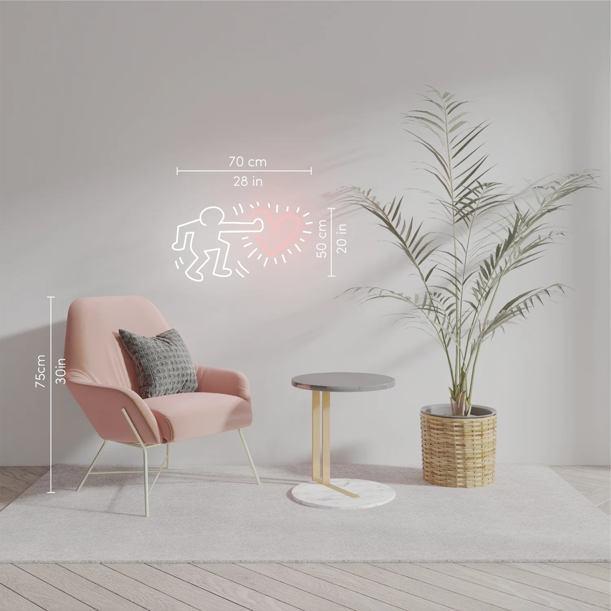 Sending Love LED Neon Sign