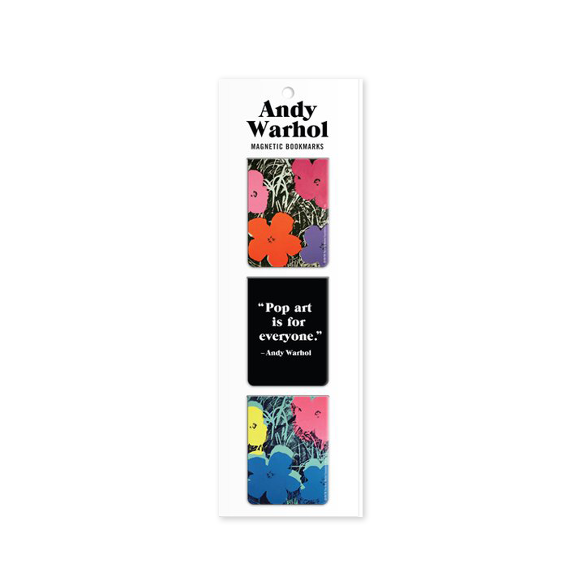 Andy Warhol Flower Magnetic Bookmarks