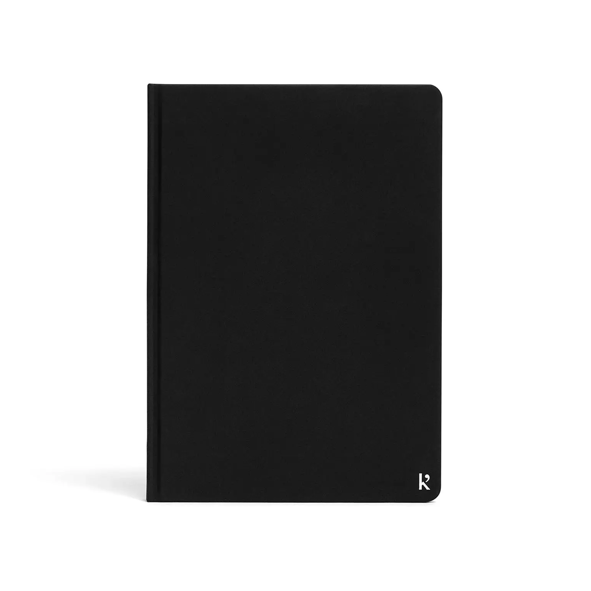 Black A5 Softcover Notebook - Lined