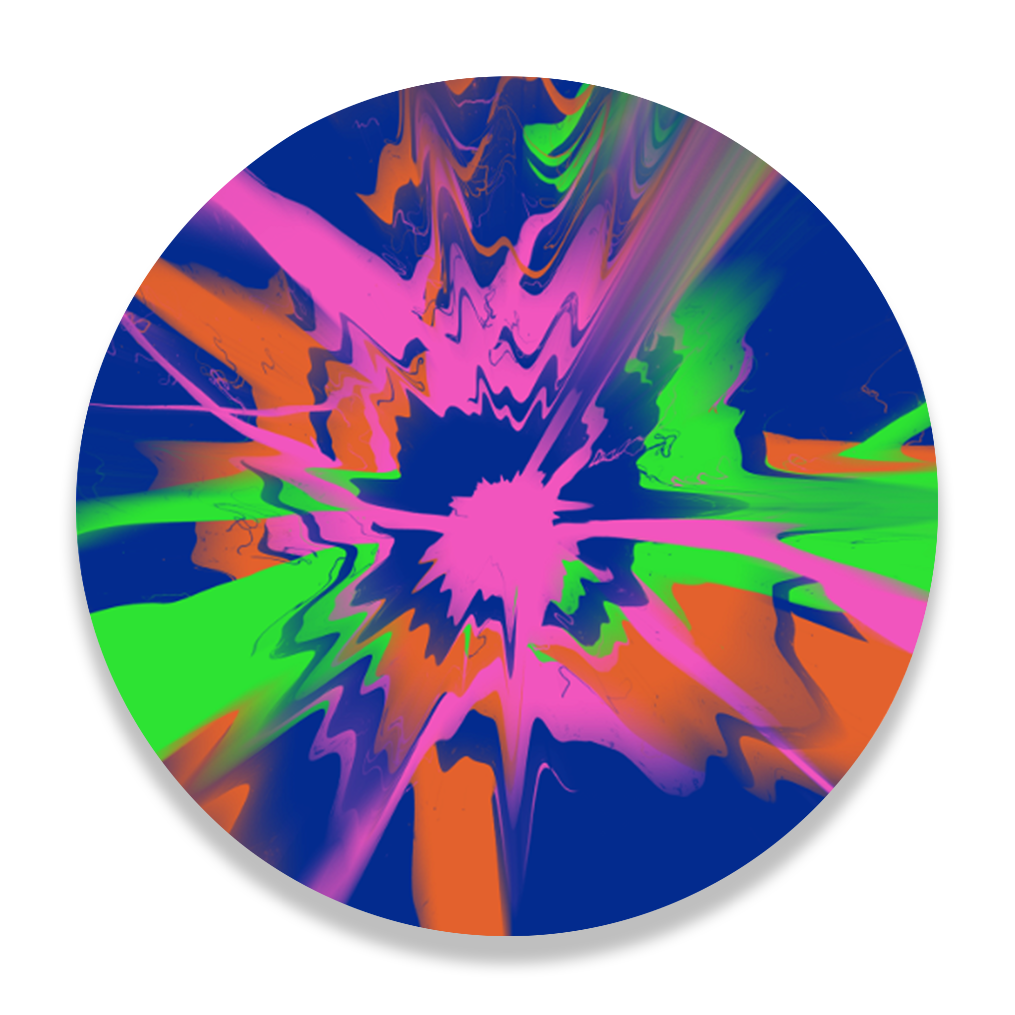 Damien Hirst, Beautiful, Clear but Warm, Unclouded and Smiling Nimbus (2023)