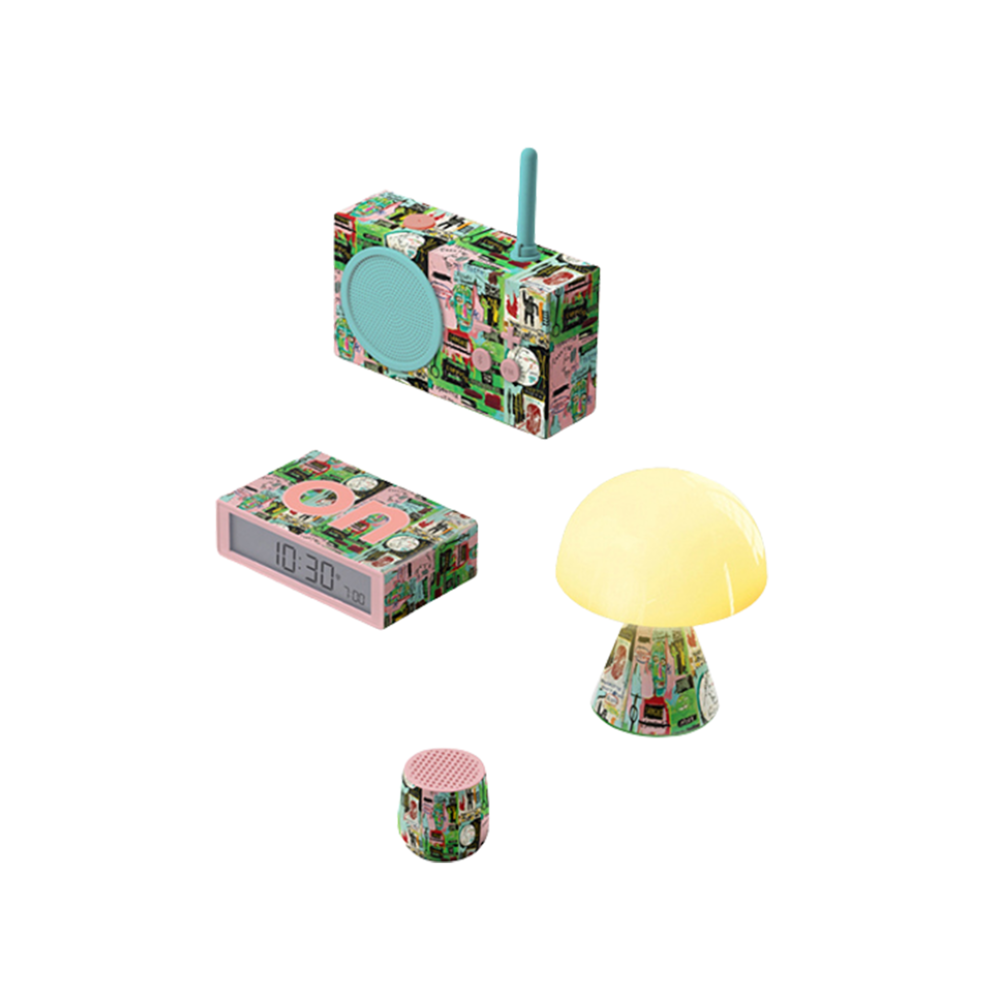 Lexon x Jean-Michel Basquiat In Italian Gift Set