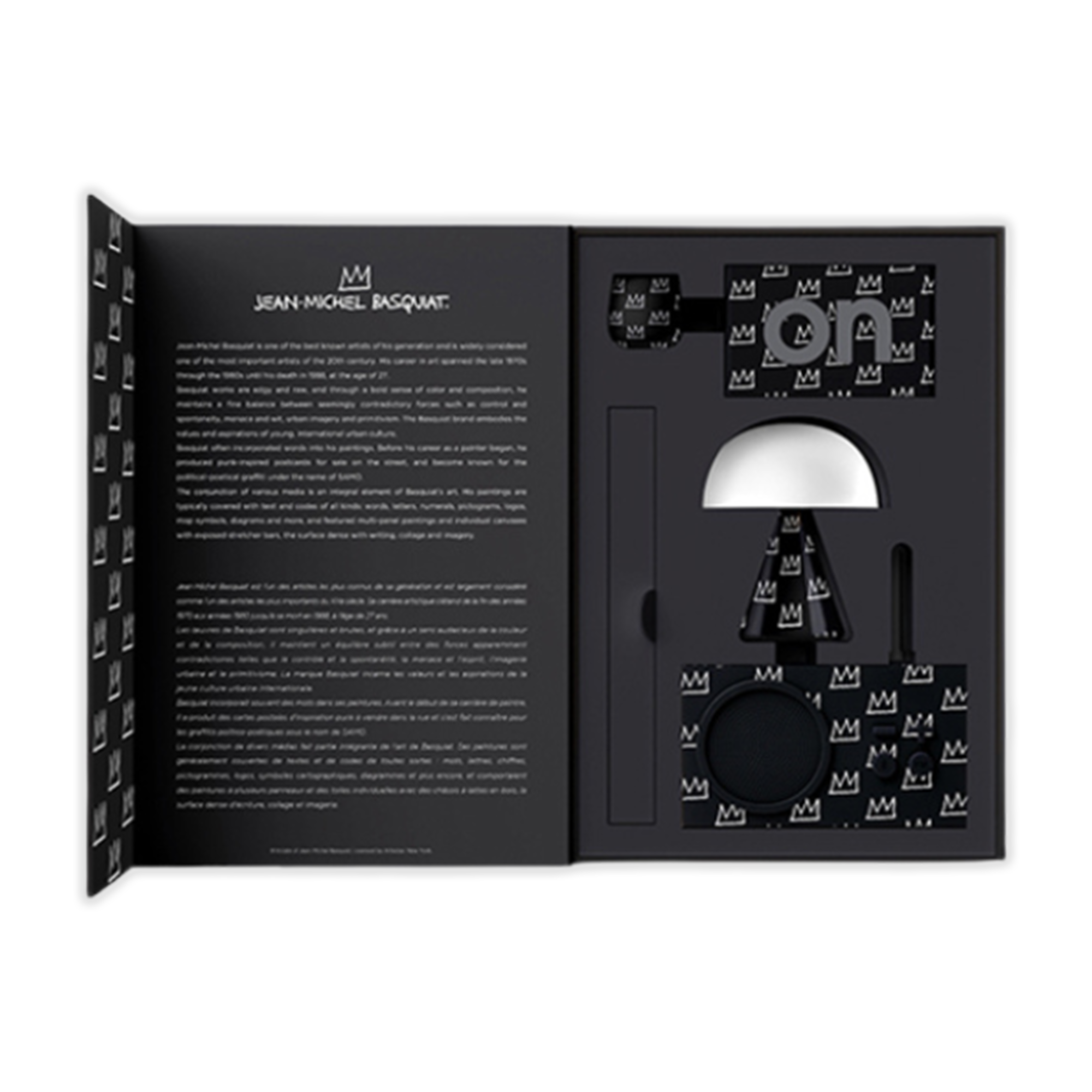 Lexon x Jean-Michel Basquiat Crown Gift Set