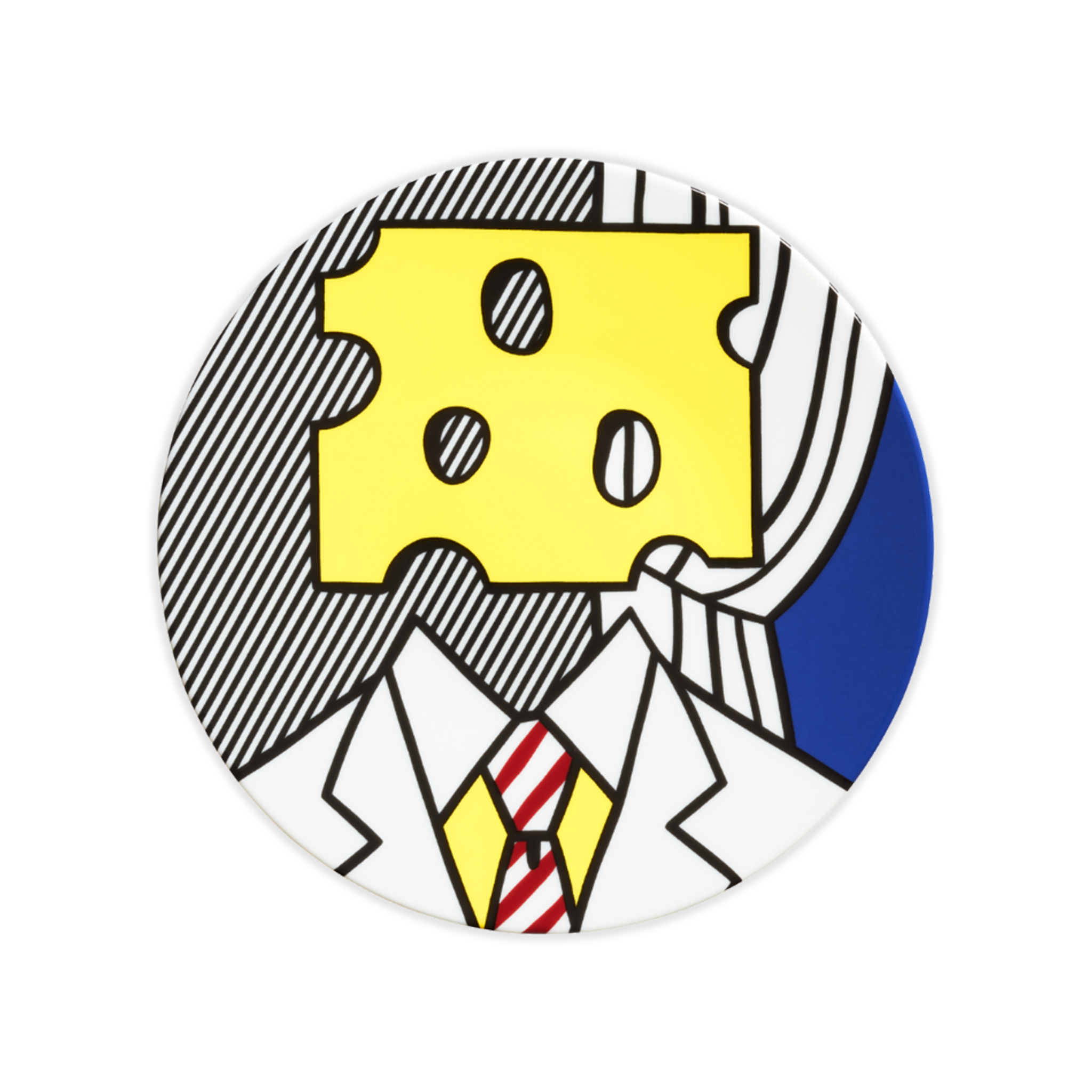 Roy Lichtenstein Portrait Plate Art Home Decor | The Broad