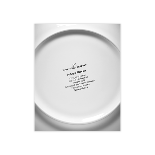 Jean Michel Basquiat Trumpet Plate Art Home Decor | The Broad