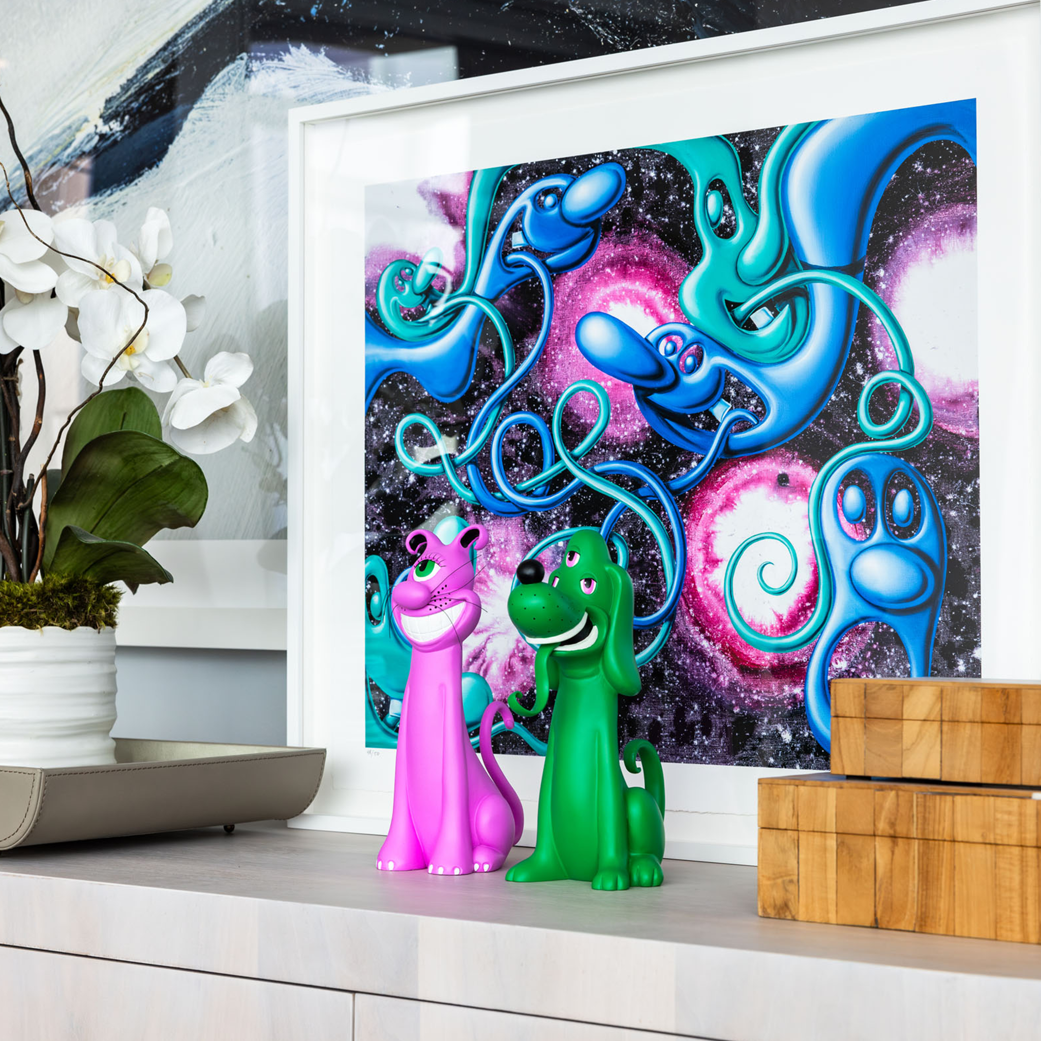 Kenny Scharf, Toungles (2023)