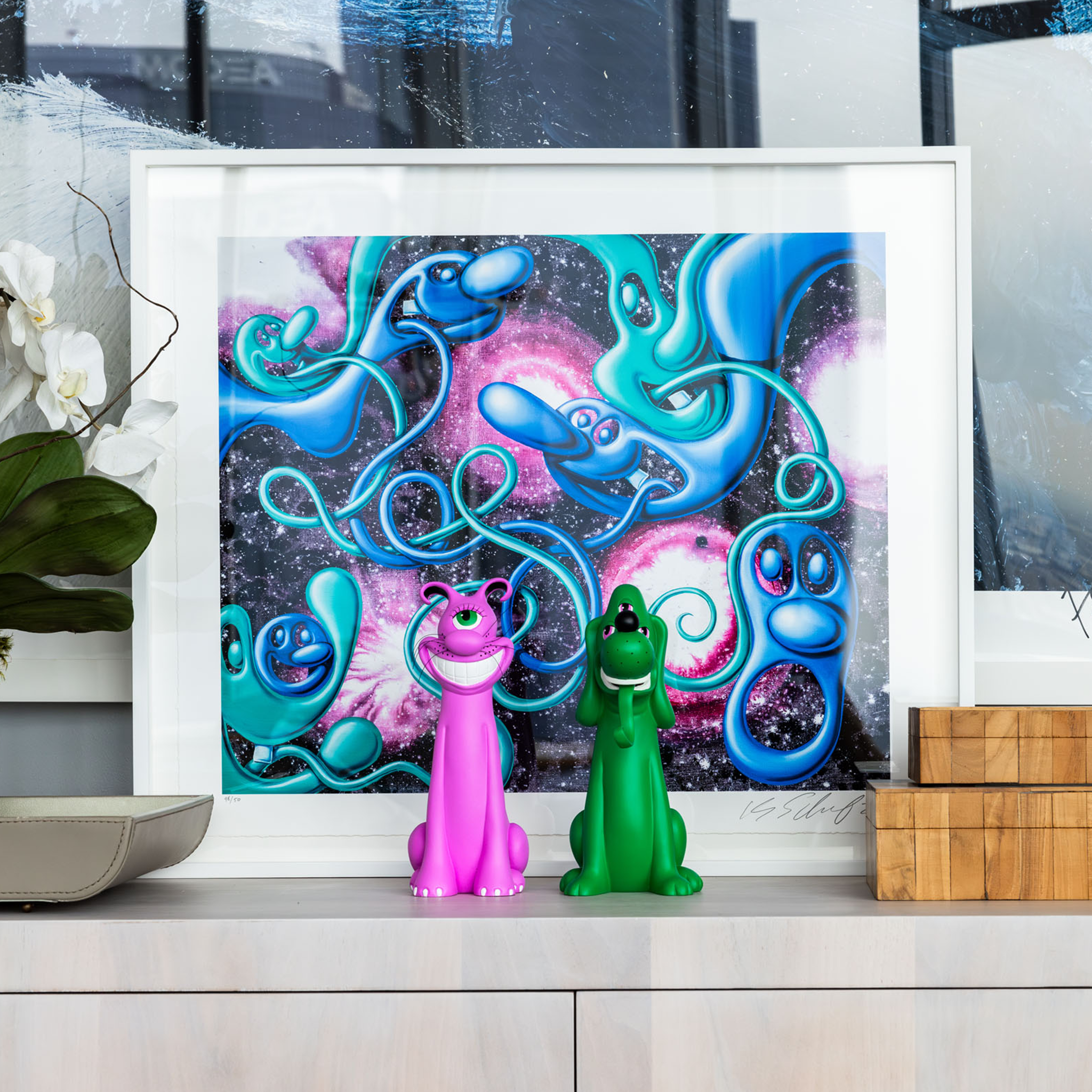 Kenny Scharf, Toungles (2023)