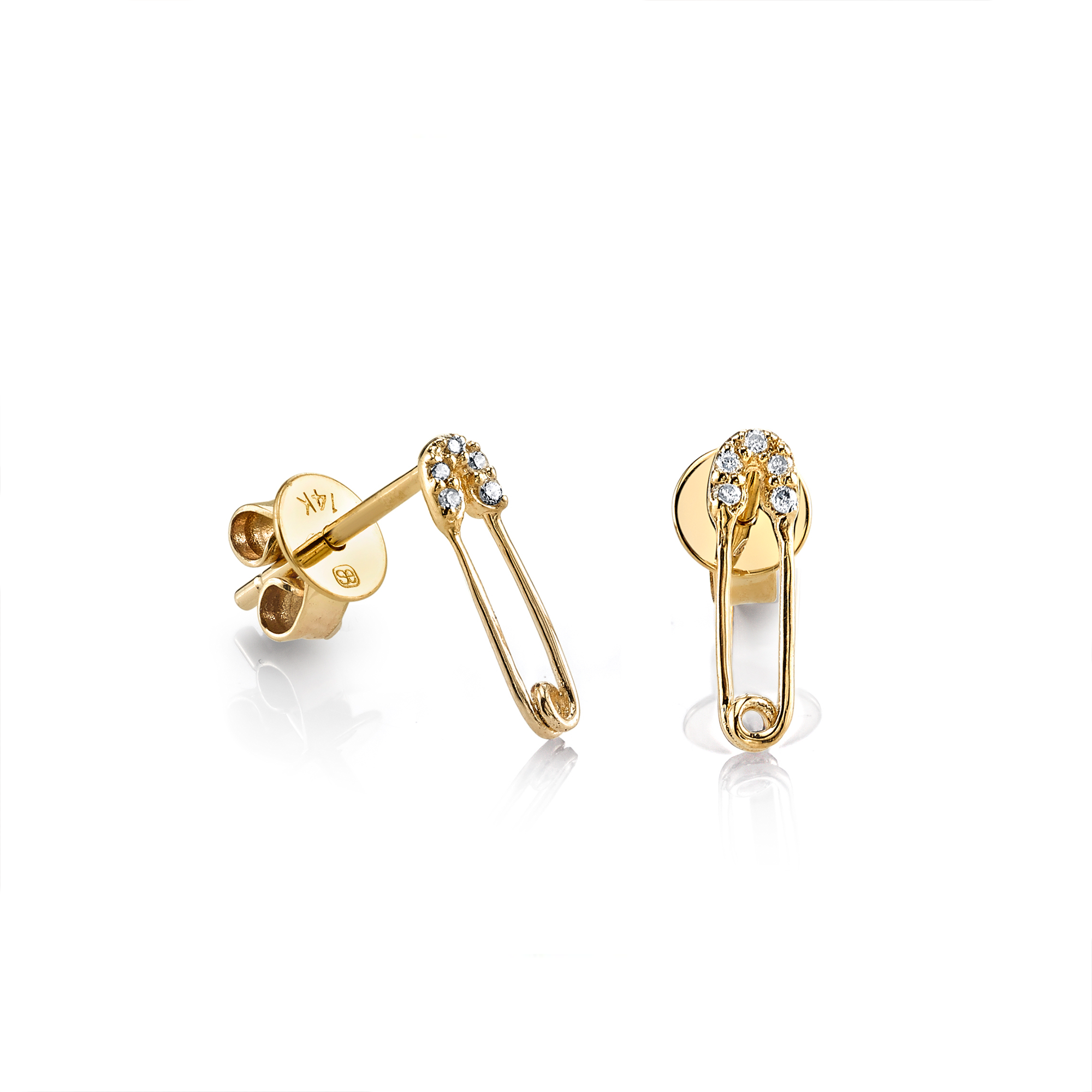 Safety Pin Studs