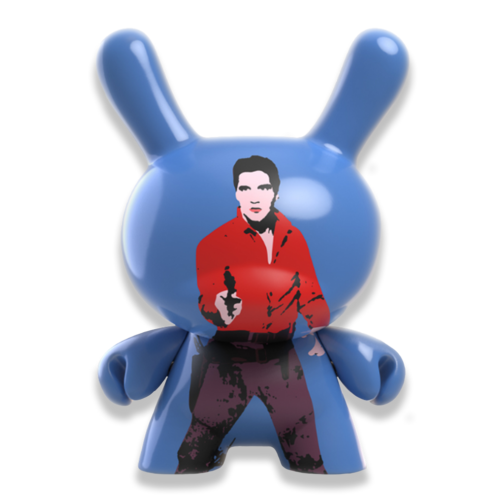 Masterpiece Flaming Star Elvis 8" Dunny