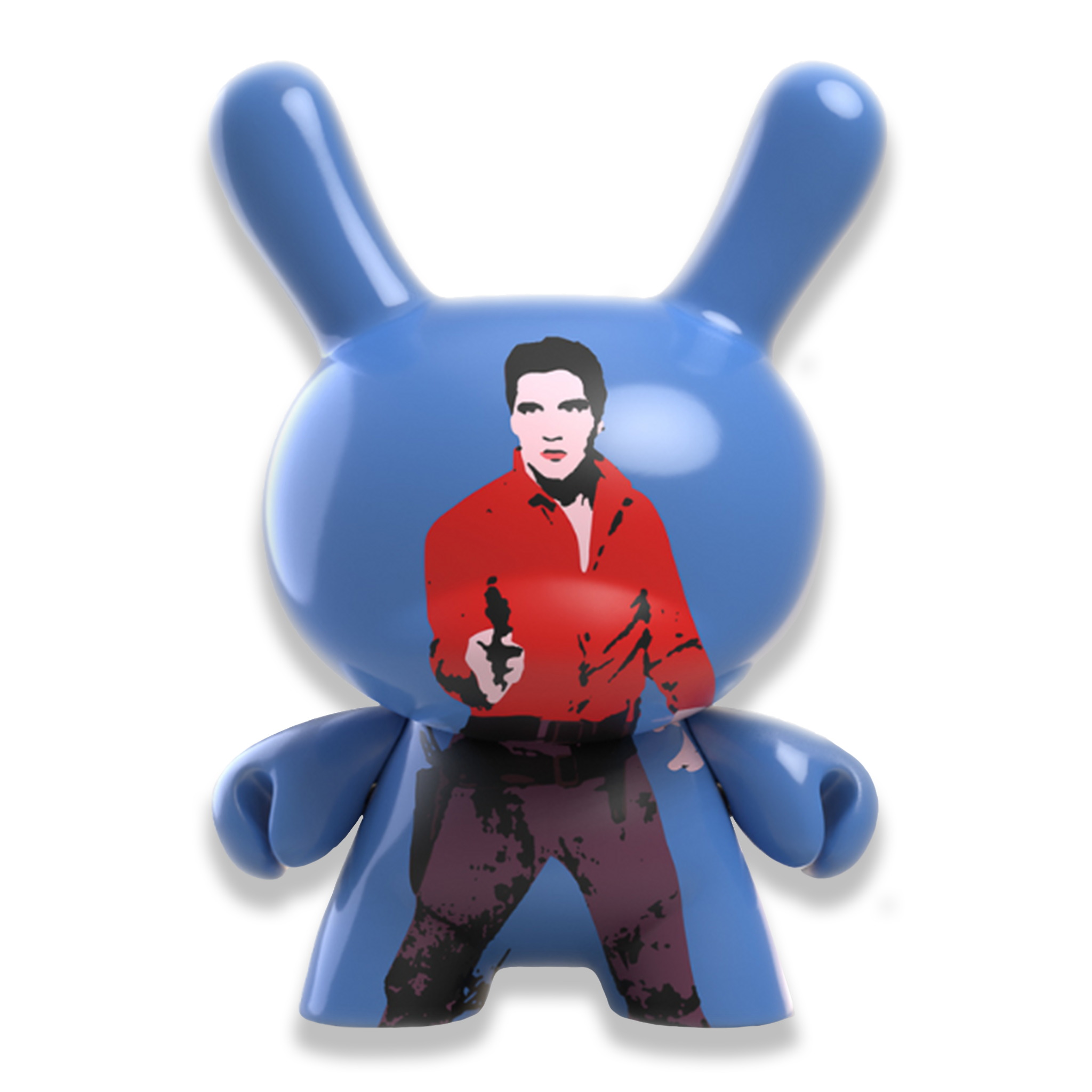 Andy Warhol Masterpiece Flaming Star Elvis 8" Dunny Art Collectible