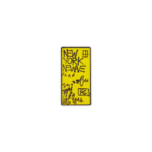 Jean Michel Basquiat New York New Wave Pin