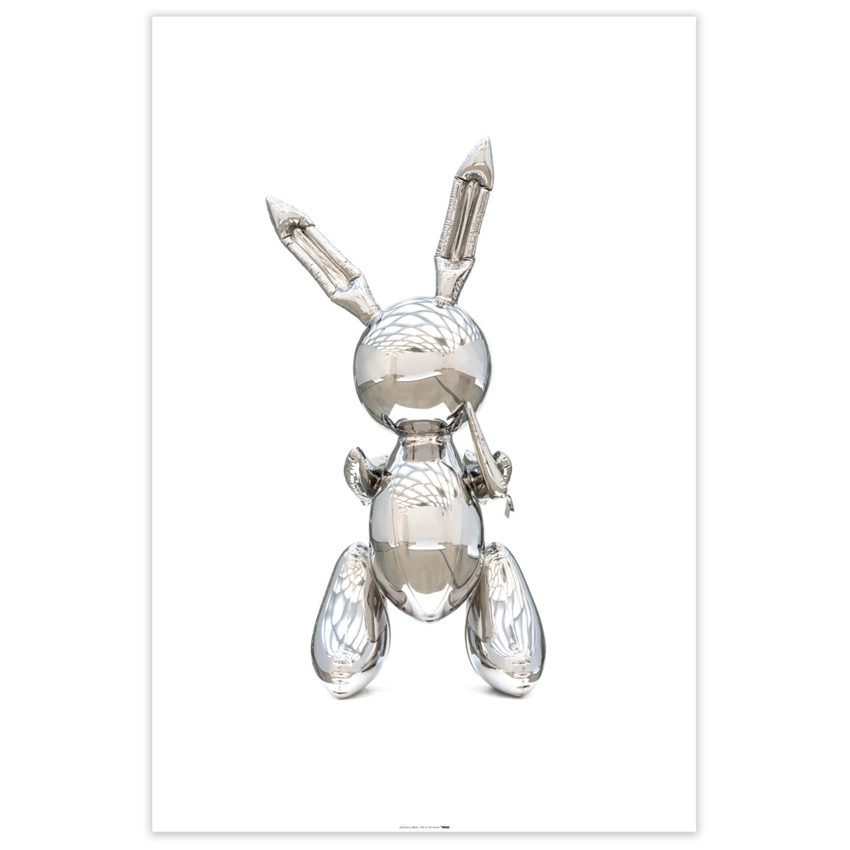 Jeff Coombs Rabbit Jeff Koons Rabbit Poster | The Broad – The Shop at The Broad