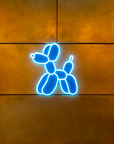 Jeff Koons Balloon Dog (Blue) LED Sign