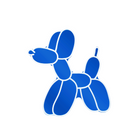 Jeff Koons Balloon Dog (Blue) LED Neon Sign