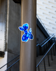 Balloon Dog (Blue) Individual Sticker