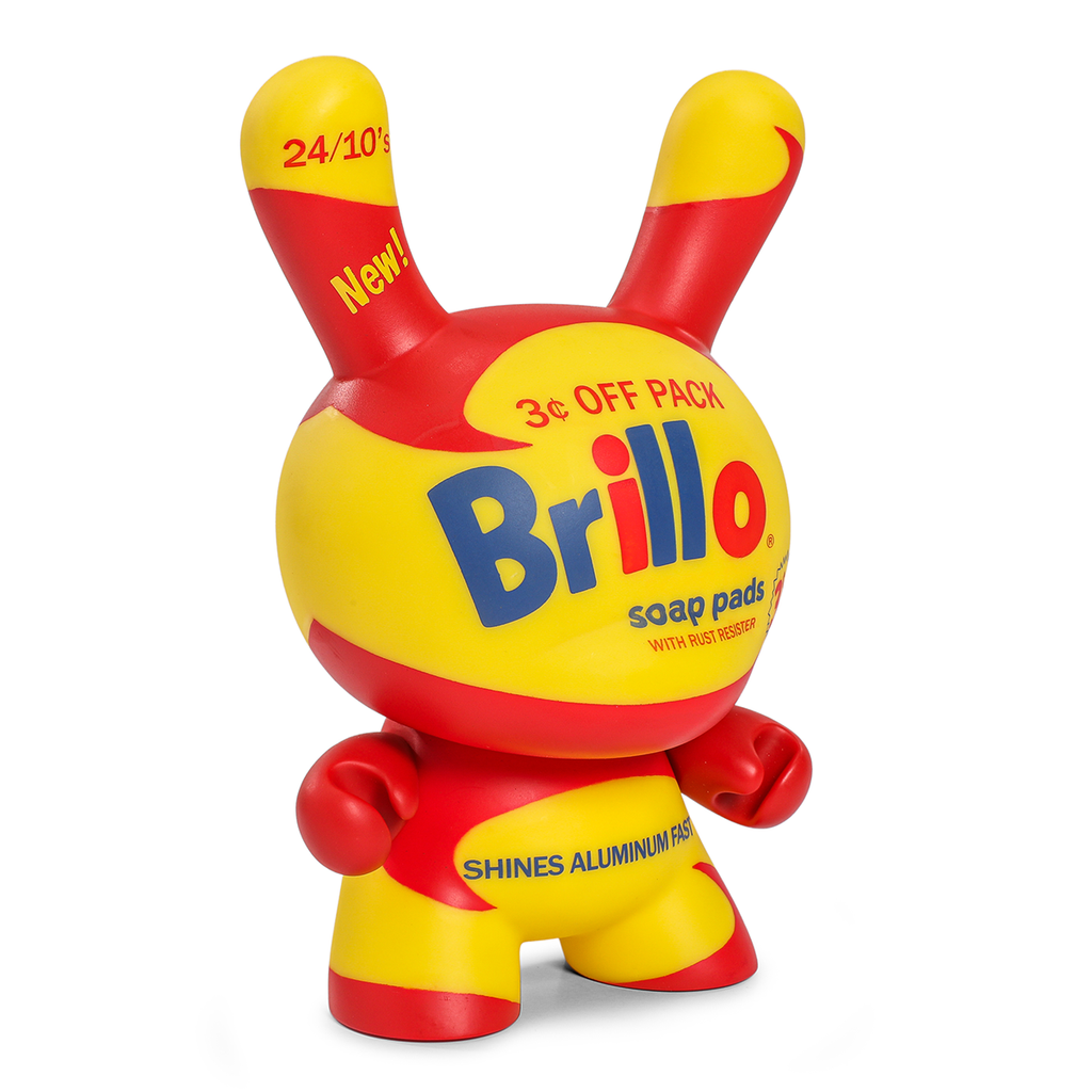 Masterpiece Vinyl Yellow Brillo Box Dunny