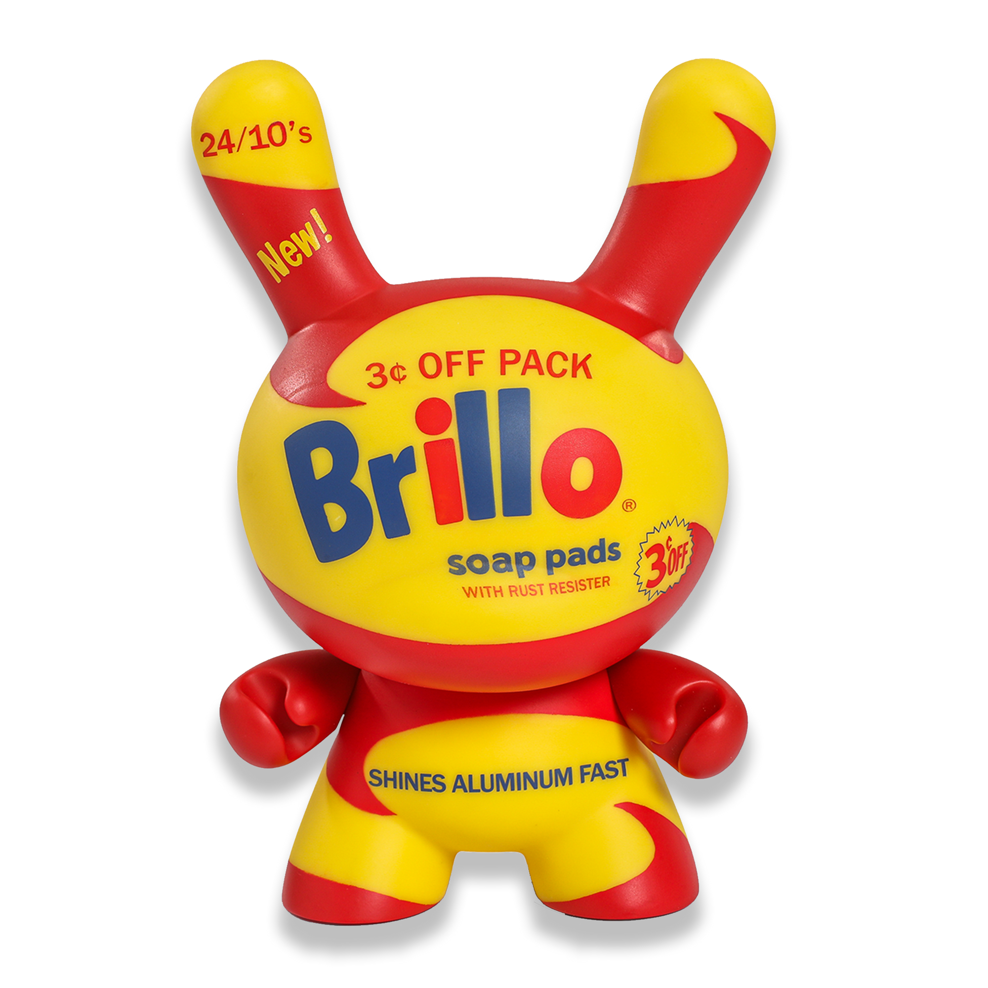 Masterpiece Vinyl Yellow Brillo Box Dunny
