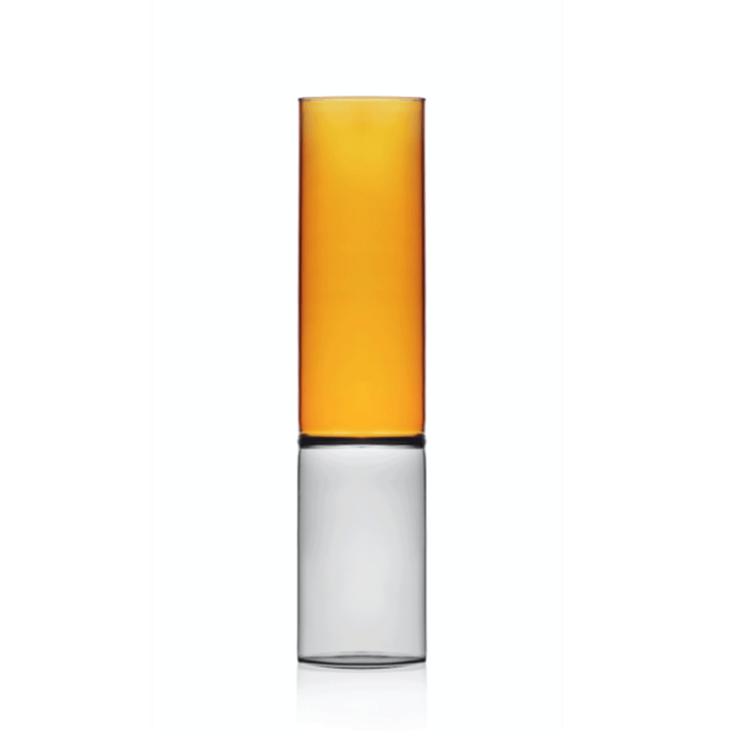 Bamboo Grove Vase (Smoke/Amber)