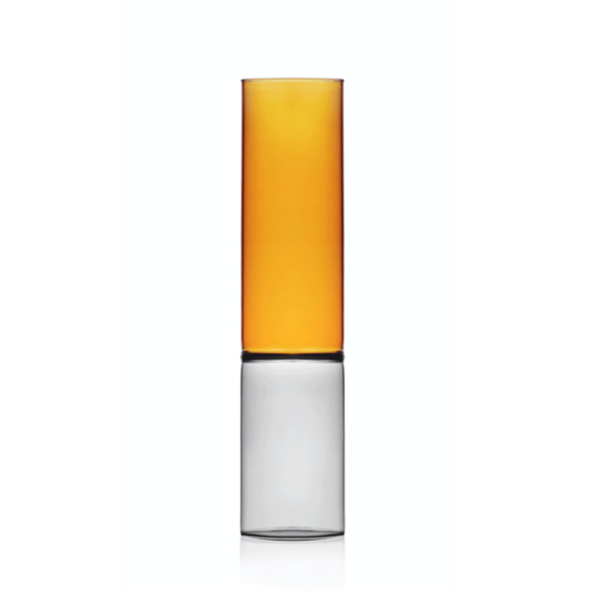 Bamboo Grove Vase (Smoke/Amber)