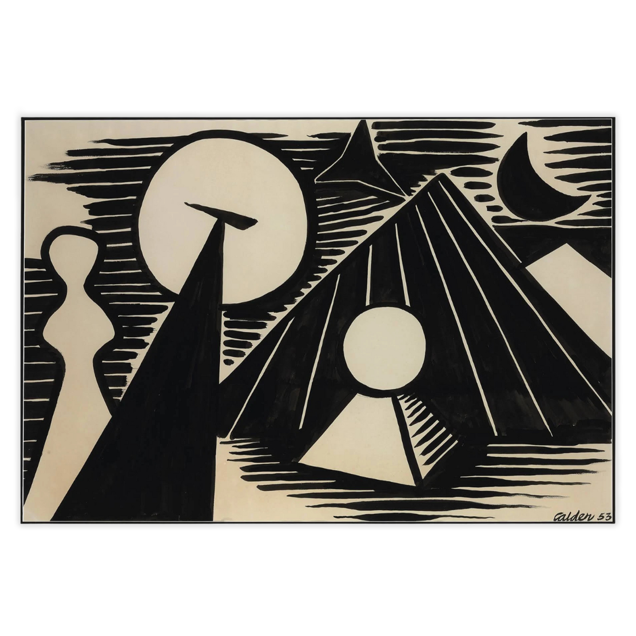 Alexander Calder Untitled (1953) All-Over Print Bucket Hat