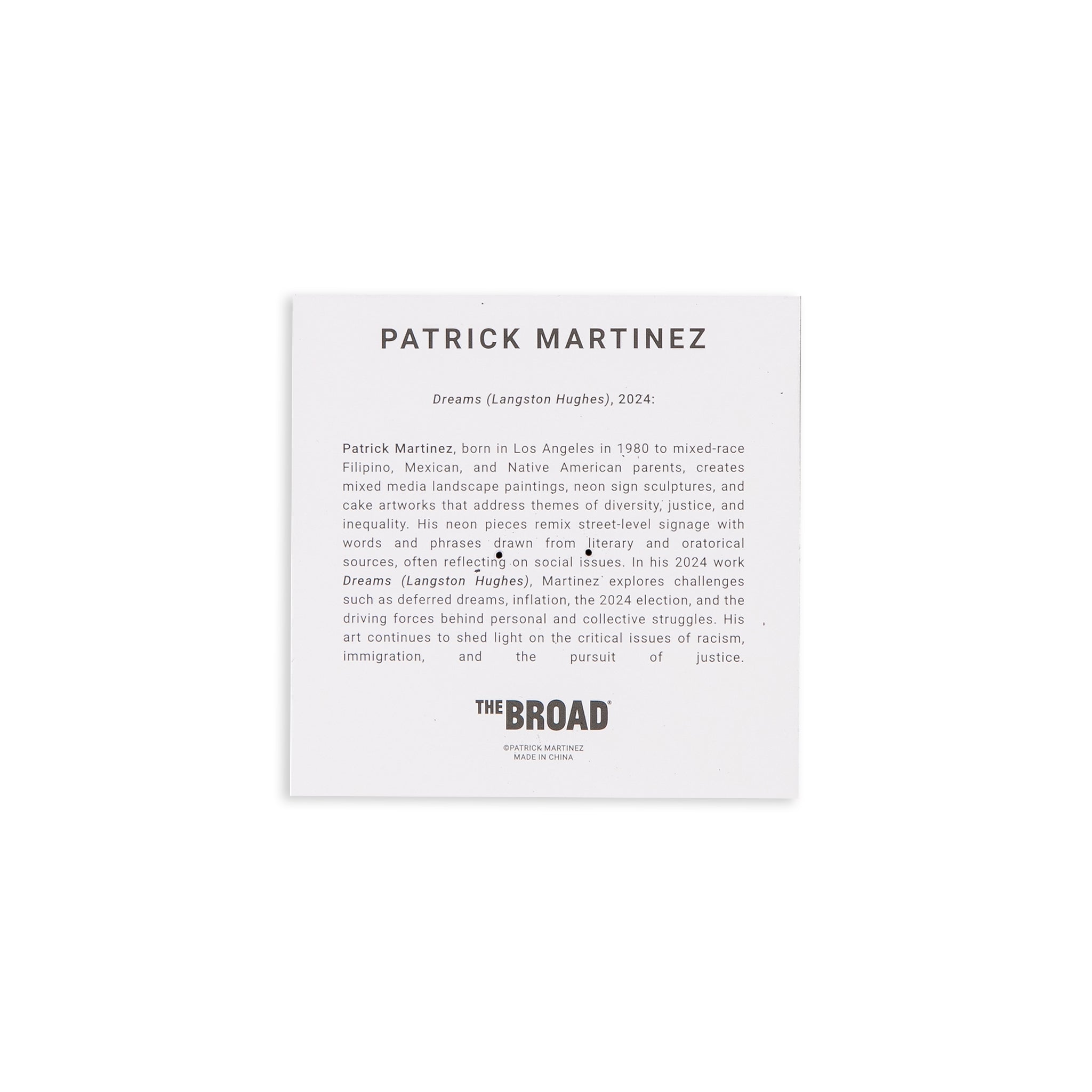 Dreams (Langston Hughes) Pin