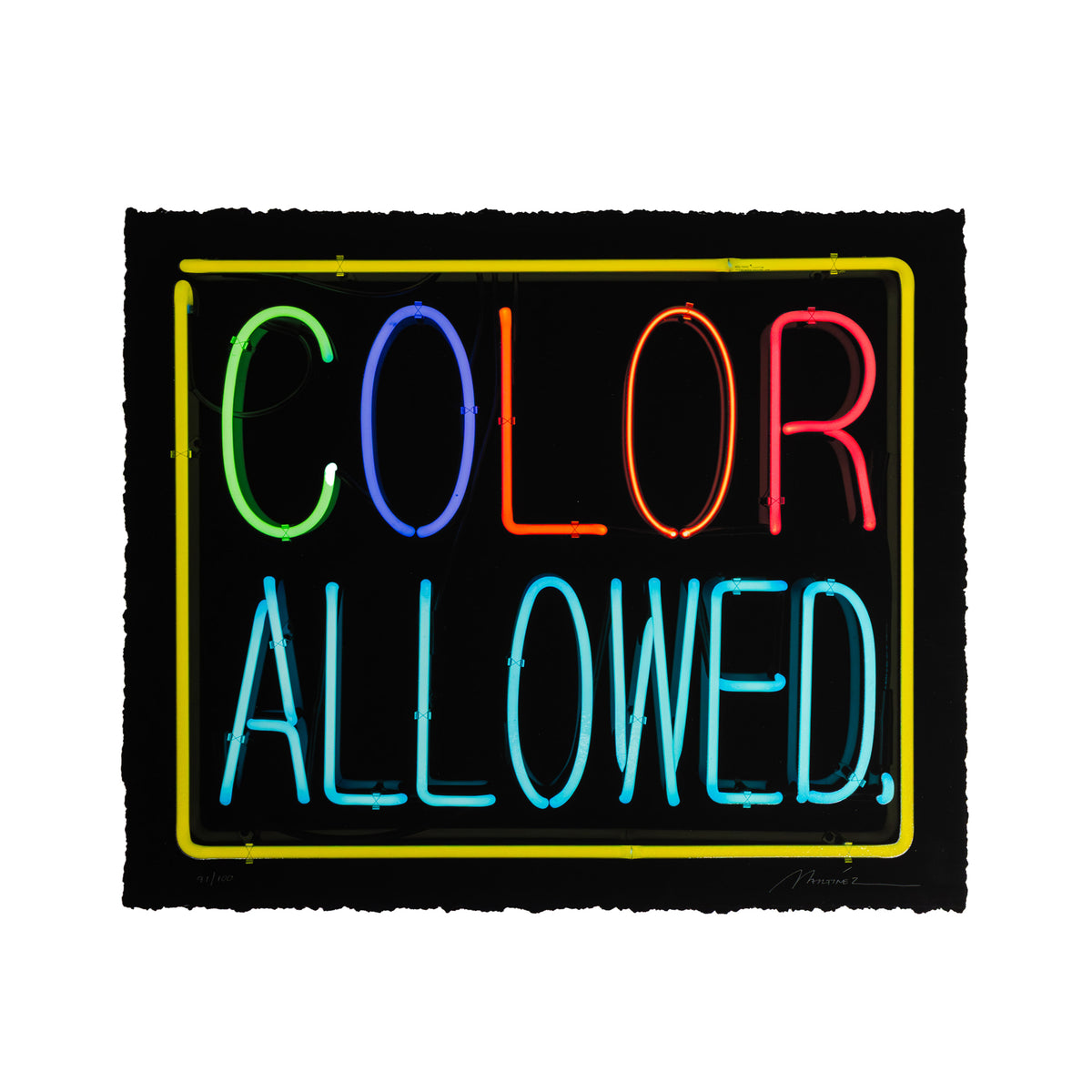 Permitted Color Patrick Martinez, Color Allowed (2021) Limited Edition Print – The Shop ...