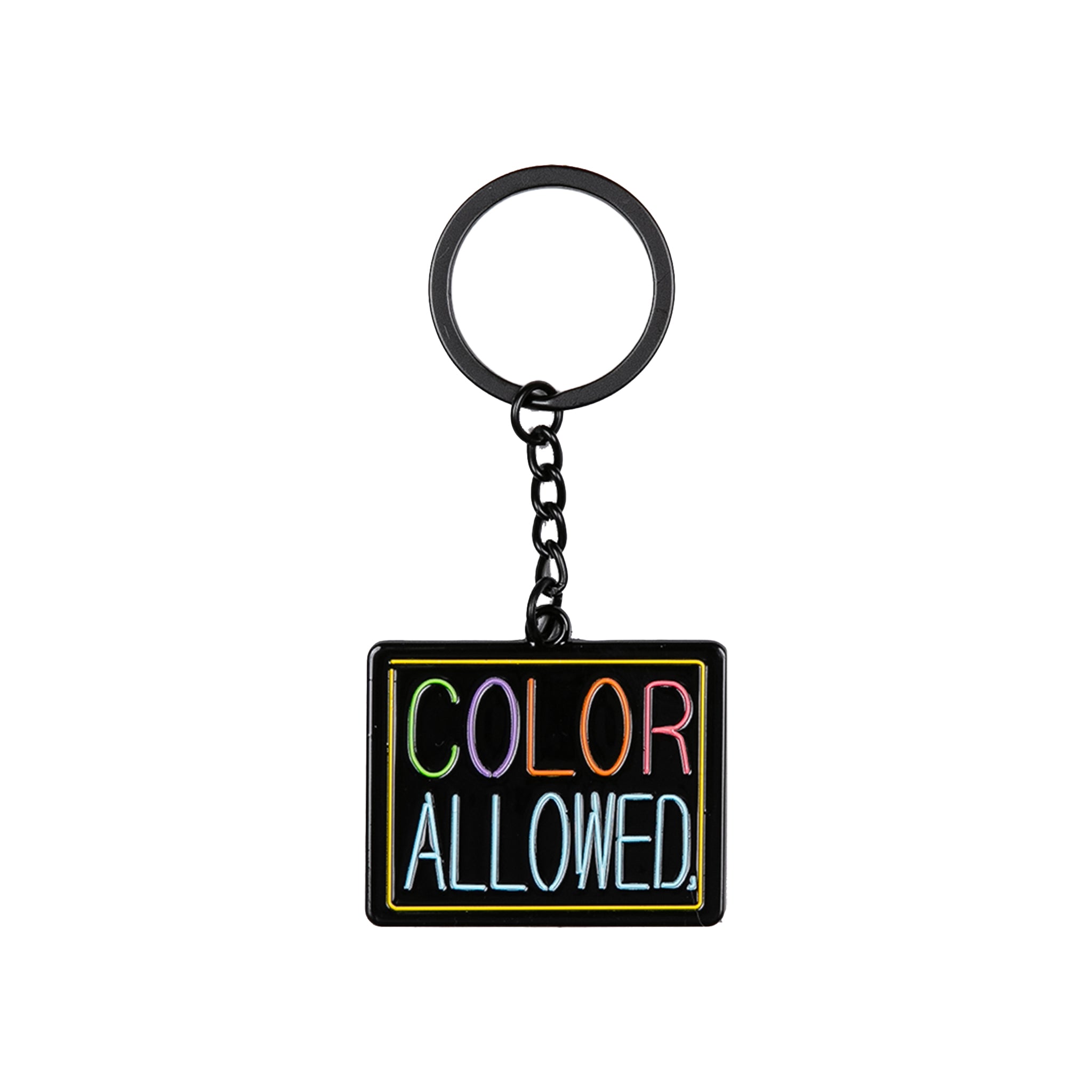 Color Allowed Key Chain