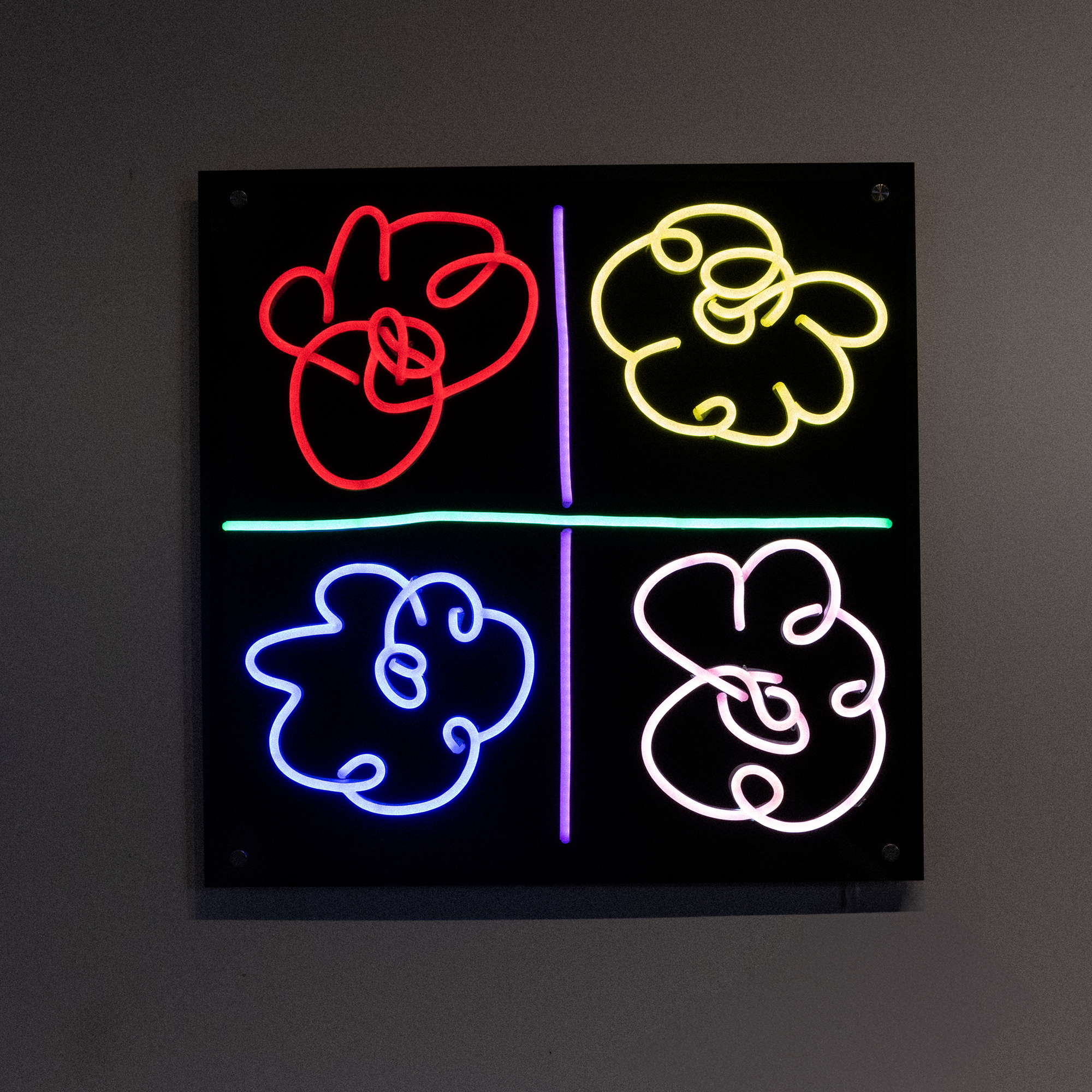 Flowers LED Neon Sign by Mickalene Thomas