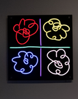 Flowers LED Neon Sign by Mickalene Thomas