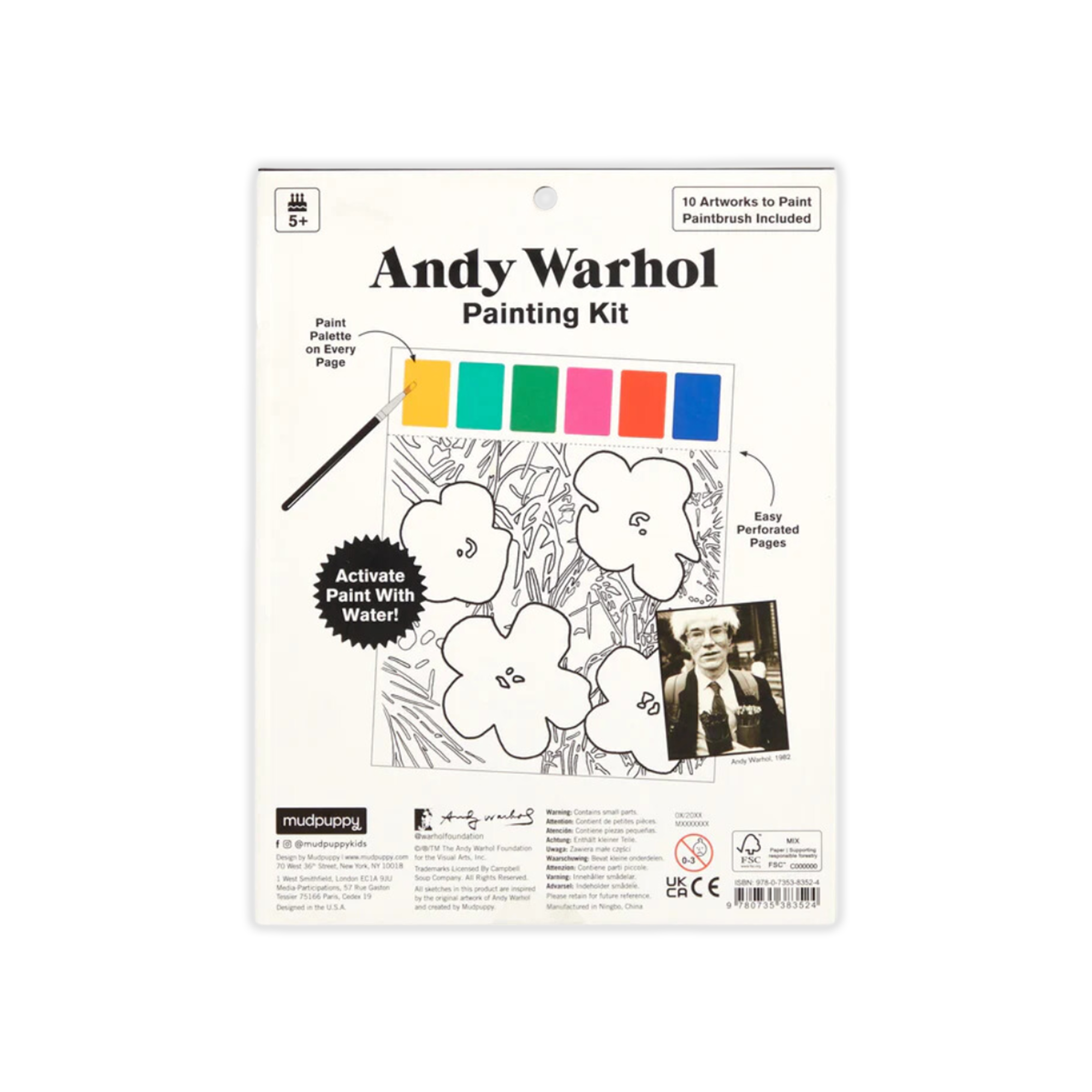 Andy Warhol Painting Kit Book