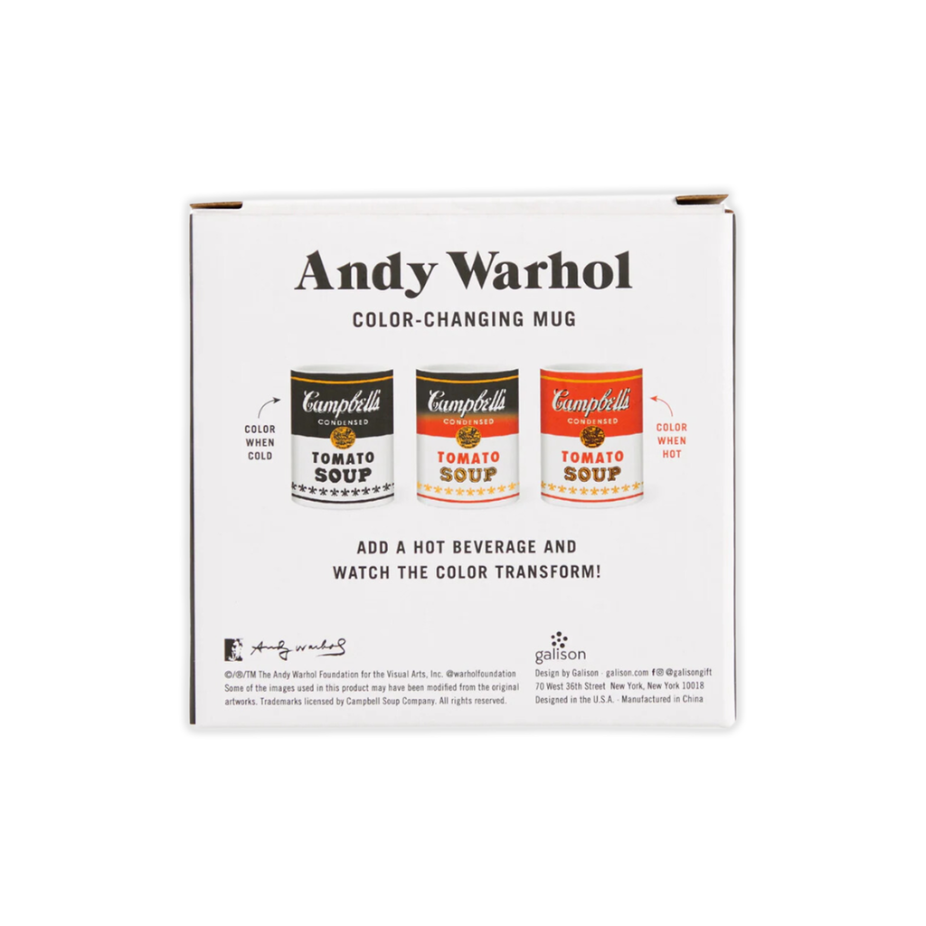 Soup Can Color Changing Ceramic Mug