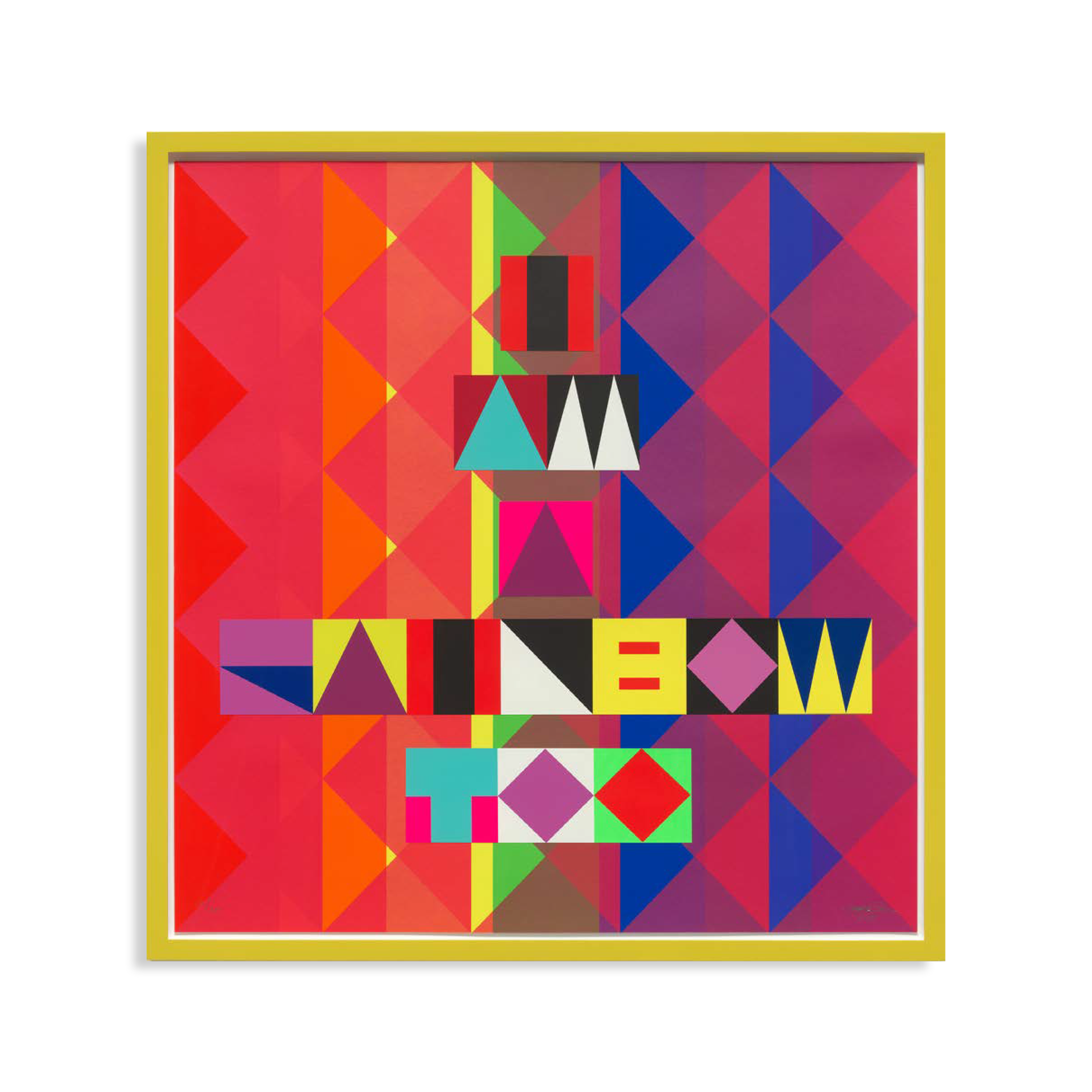 Jeffrey Gibson, I Am a Rainbow Too (2019)