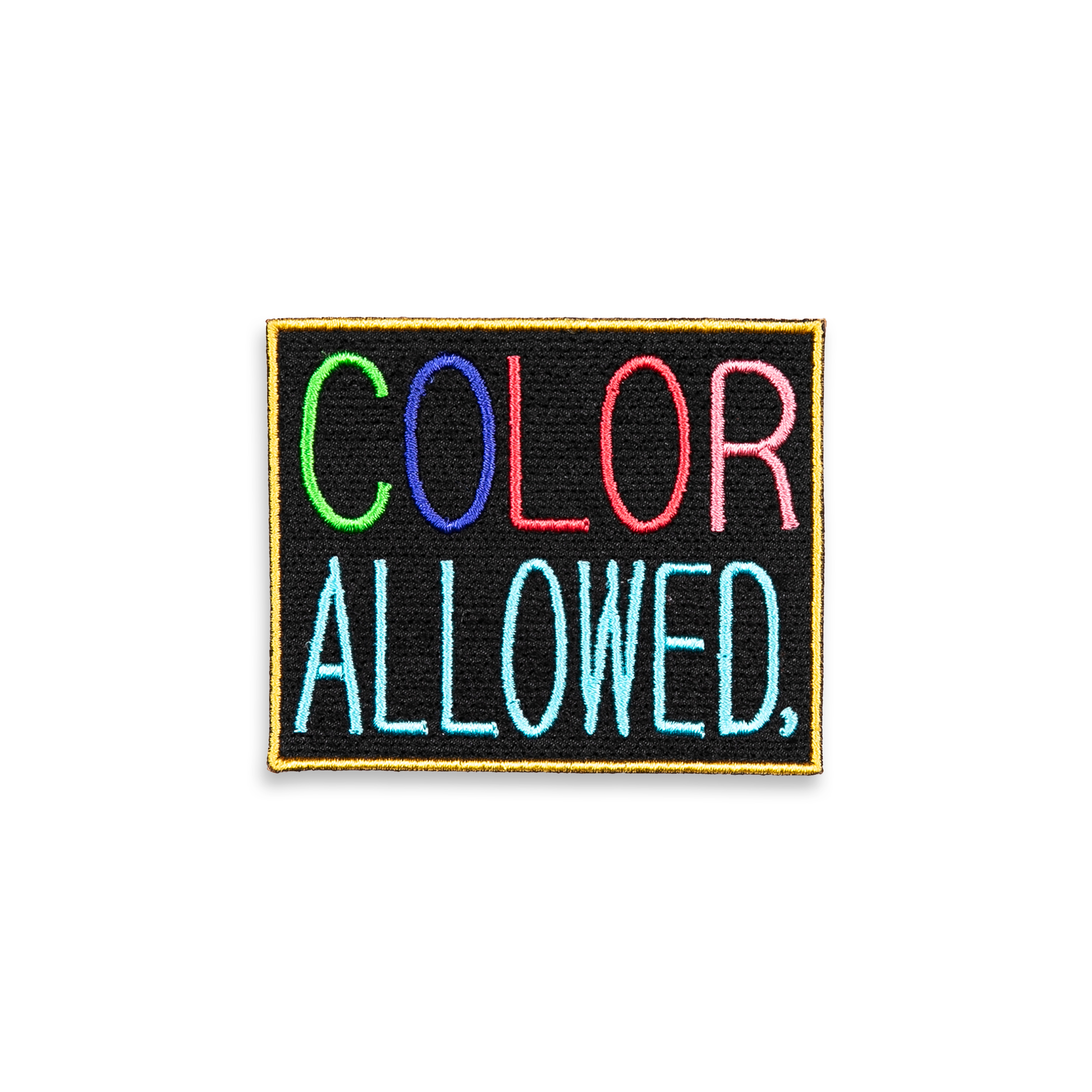 Color Allowed Iron-On Patch
