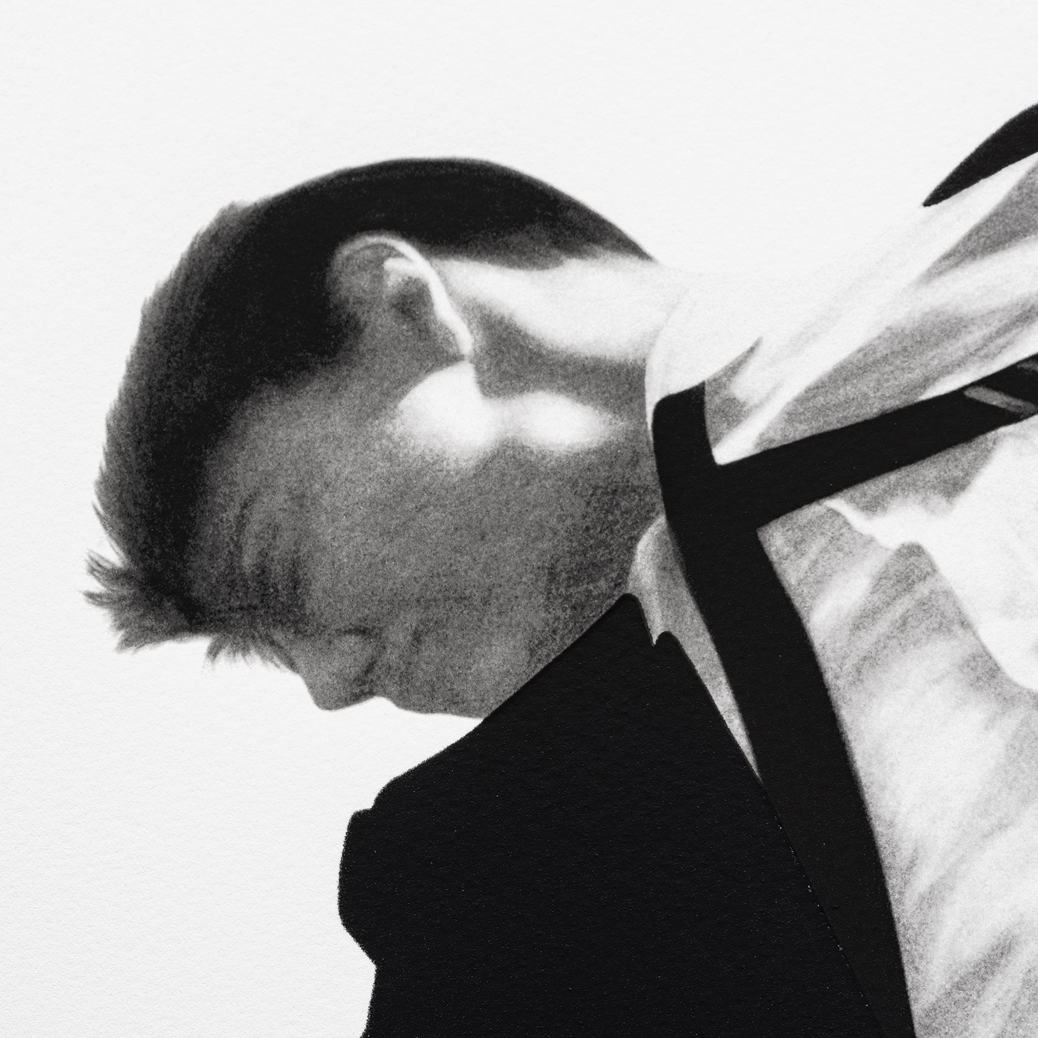 Robert Longo, Untitled (Eric, from the series "Men in the Cities") (2025)