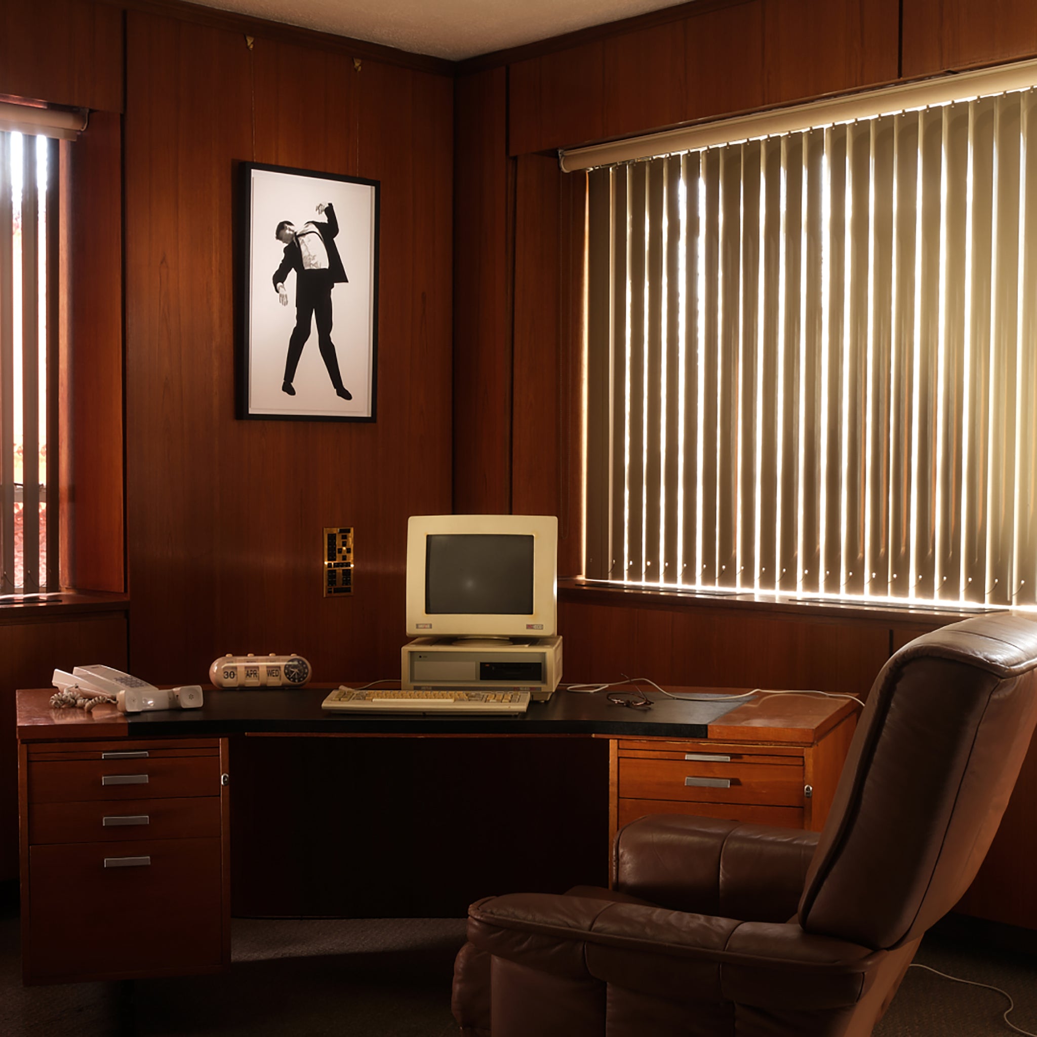 Robert Longo, Untitled (Eric, from the series "Men in the Cities") (2025)