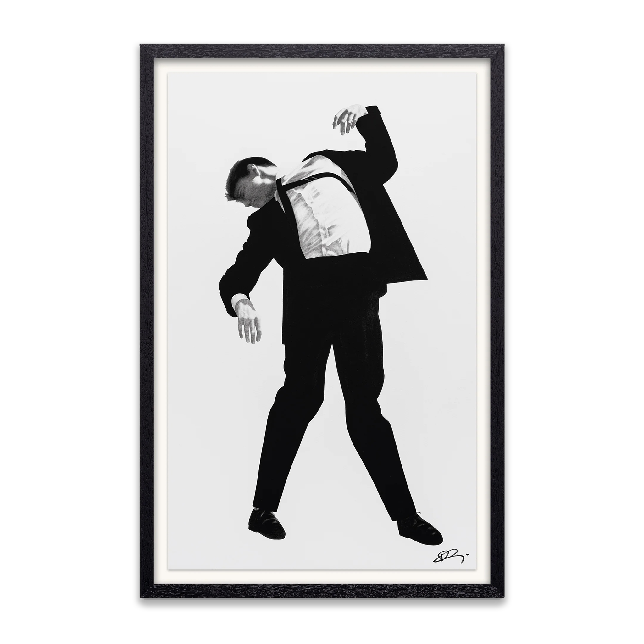 Robert Longo, Untitled (Eric, from the series "Men in the Cities") (2025)