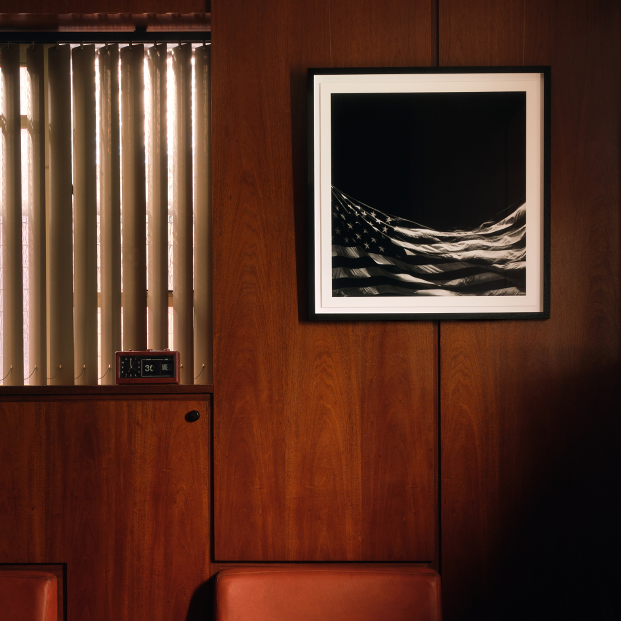 Robert Longo, Untitled (Falling Flag) (2025)